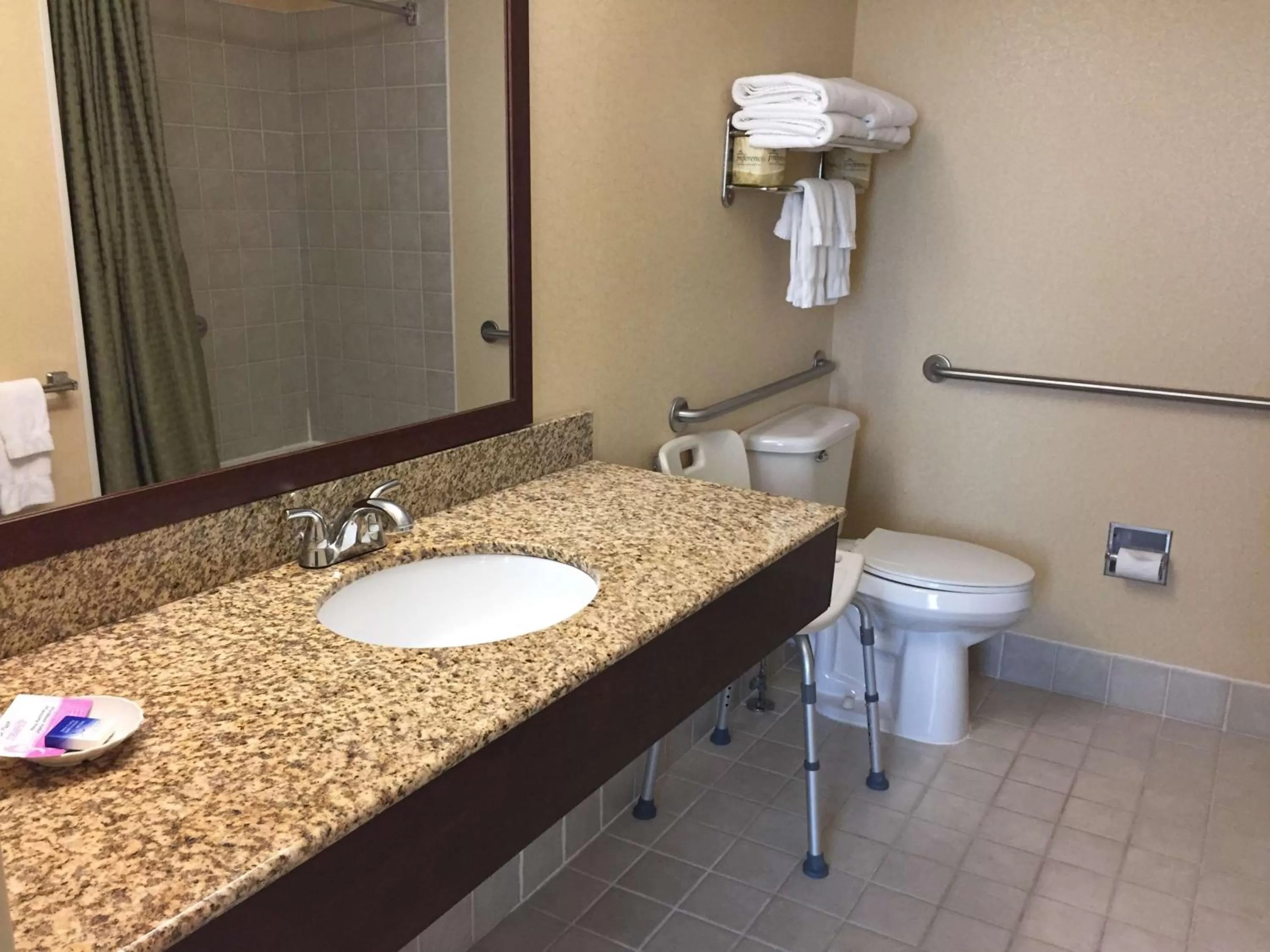 Toilet in Best Western PLUS Hannaford Inn & Suites