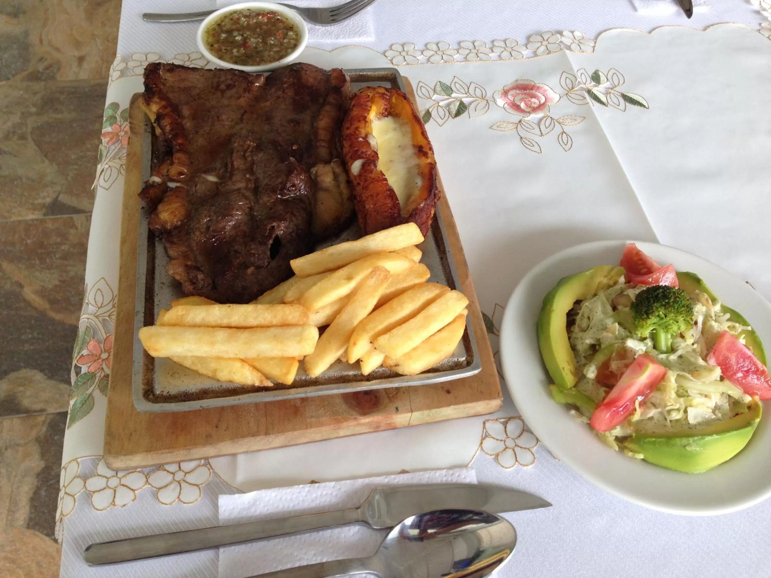 Food close-up in Sky Club Eco Hotel