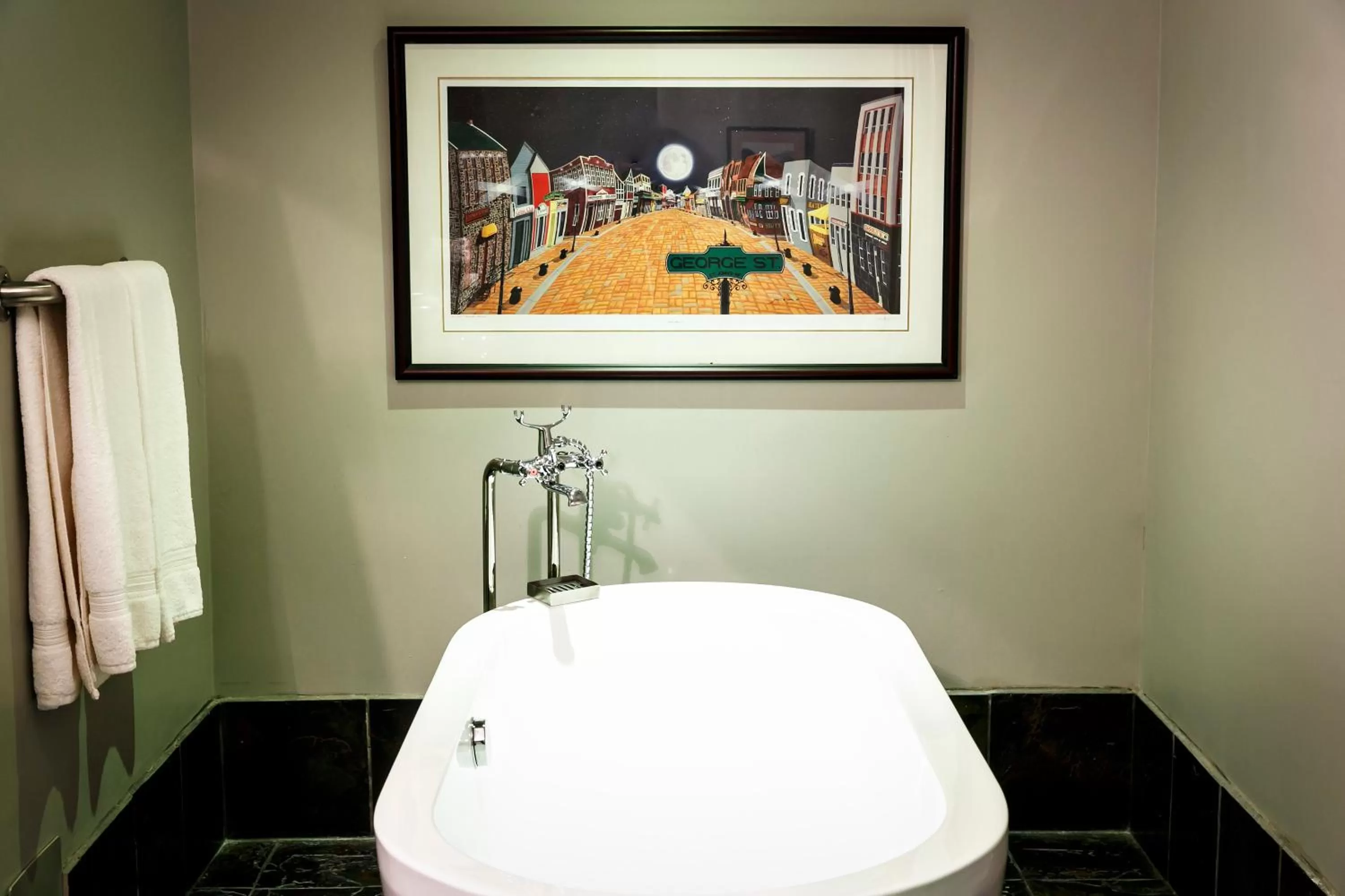 Bathroom in Blue on Water