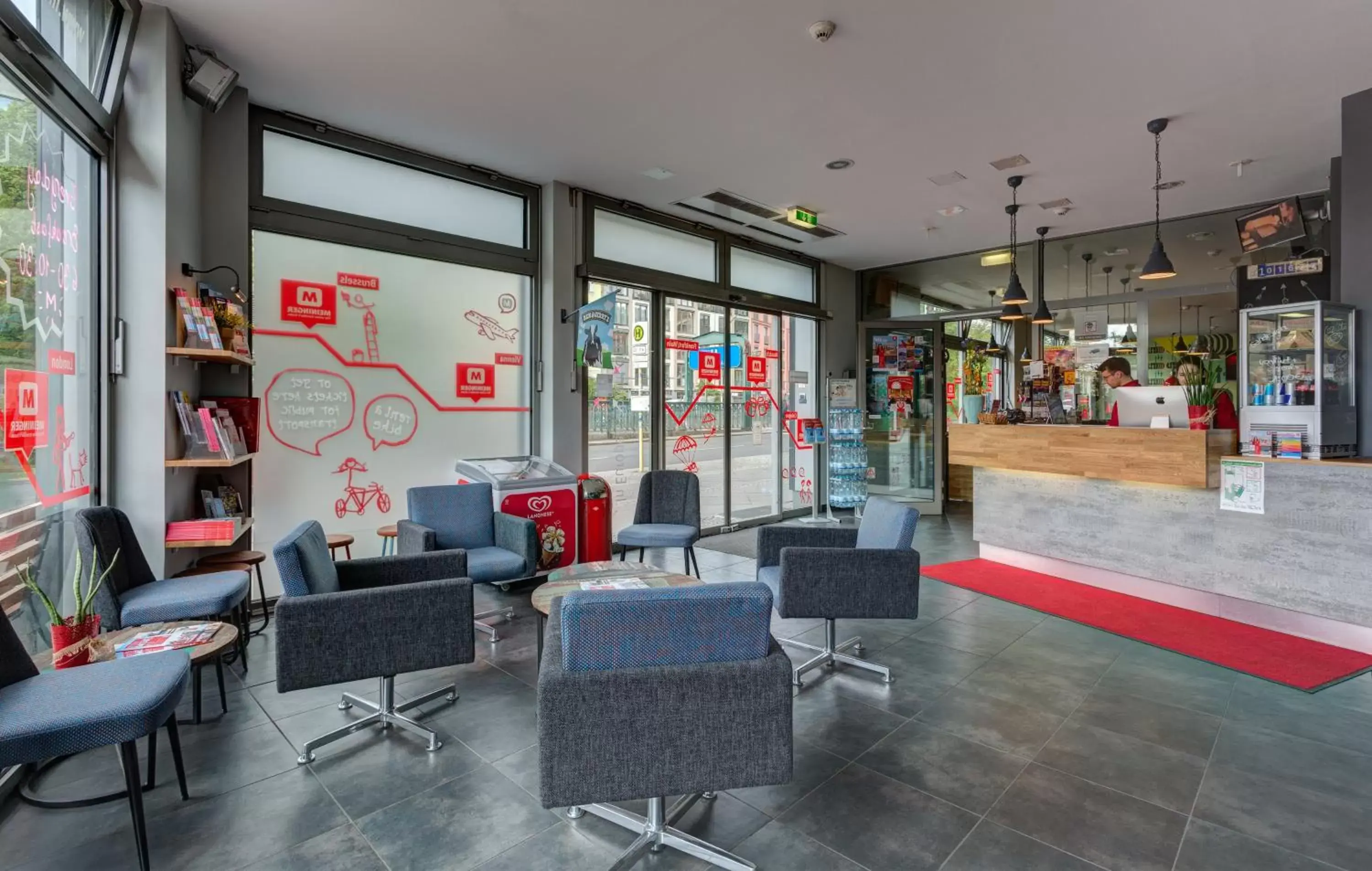 Lobby or reception, Lobby/Reception in MEININGER Hotel Berlin Alexanderplatz