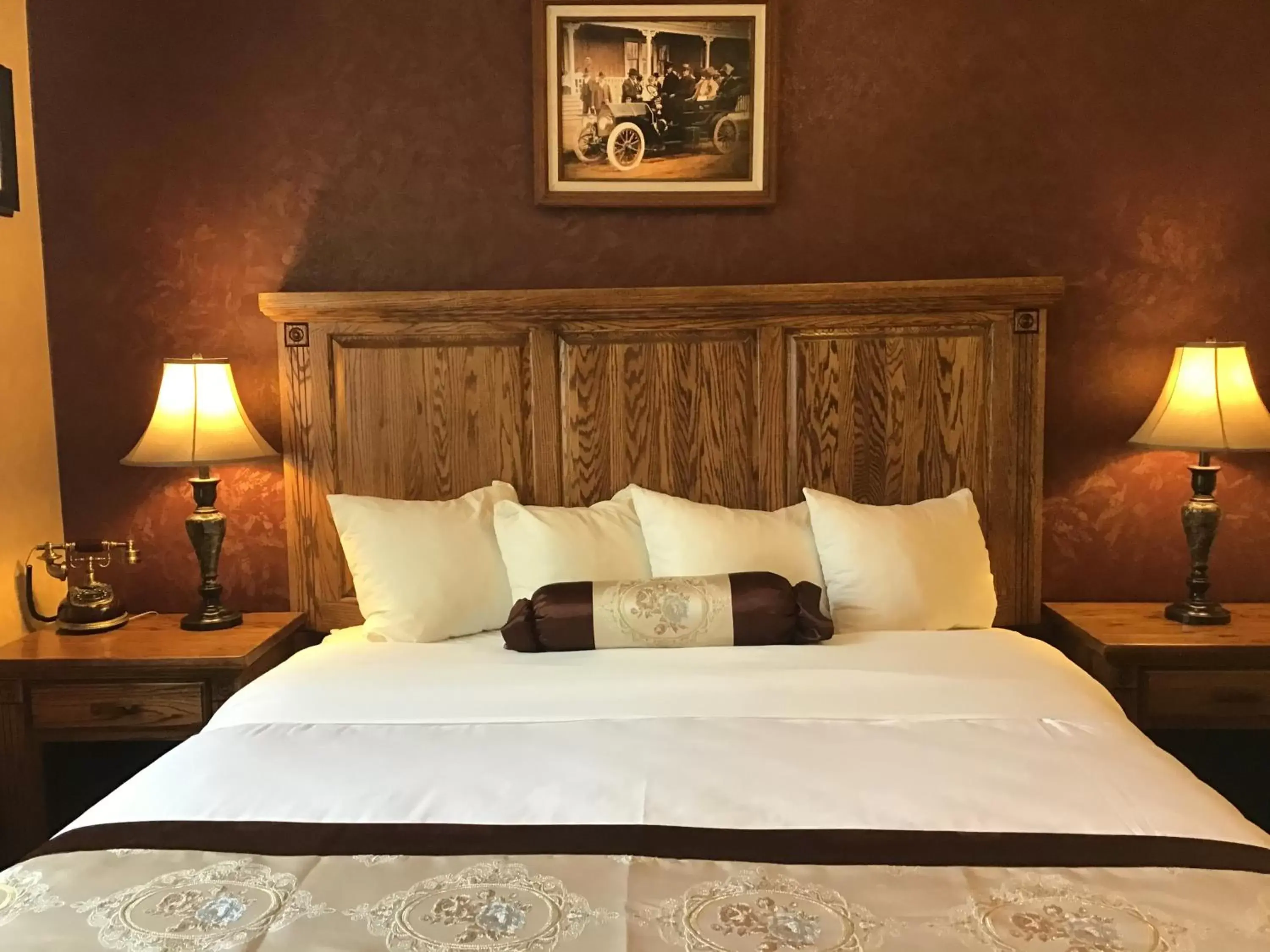 Bed in Eureka Inn, Trademark Collection by Wyndham