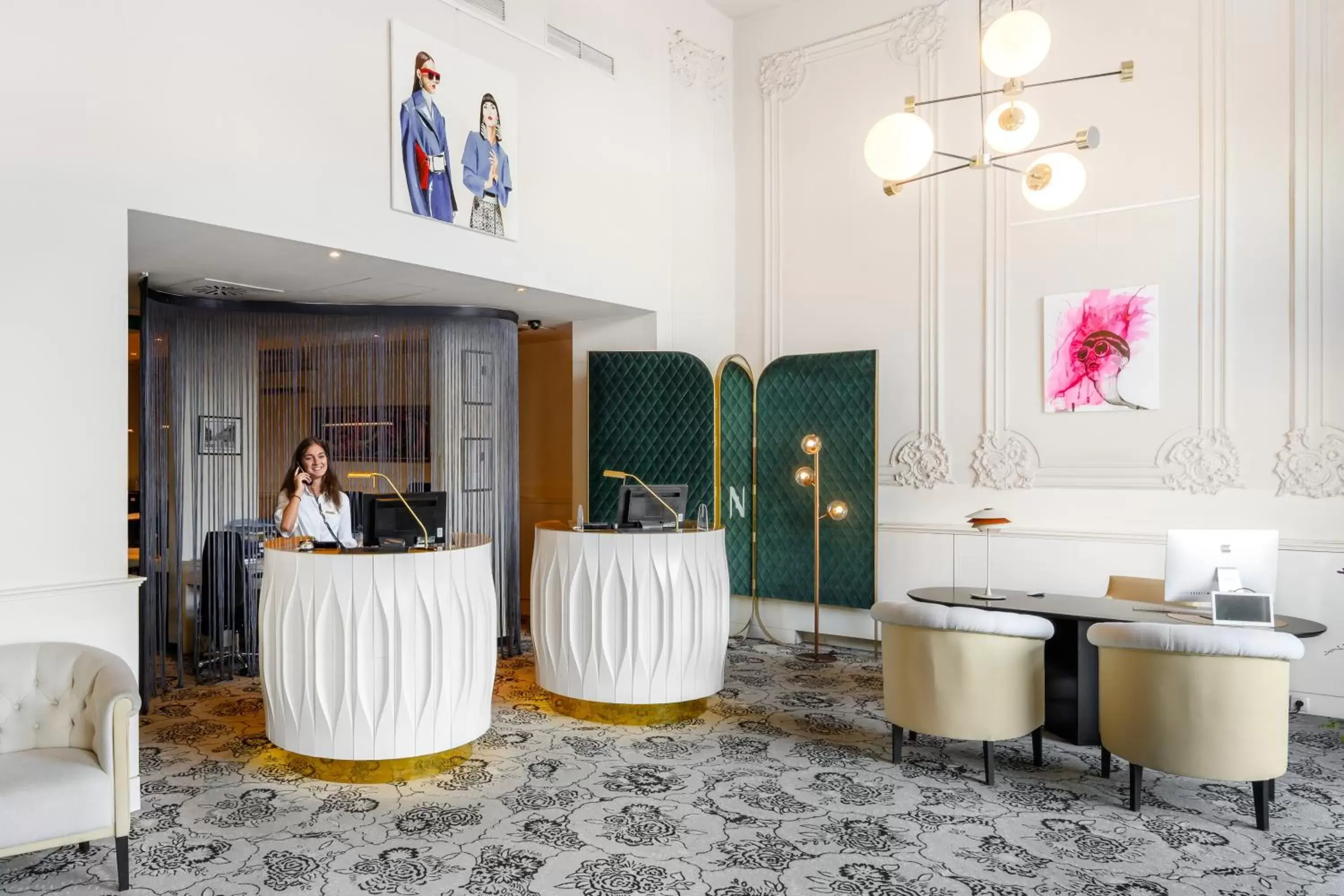 Lobby or reception in Hotel Nemzeti Budapest - MGallery