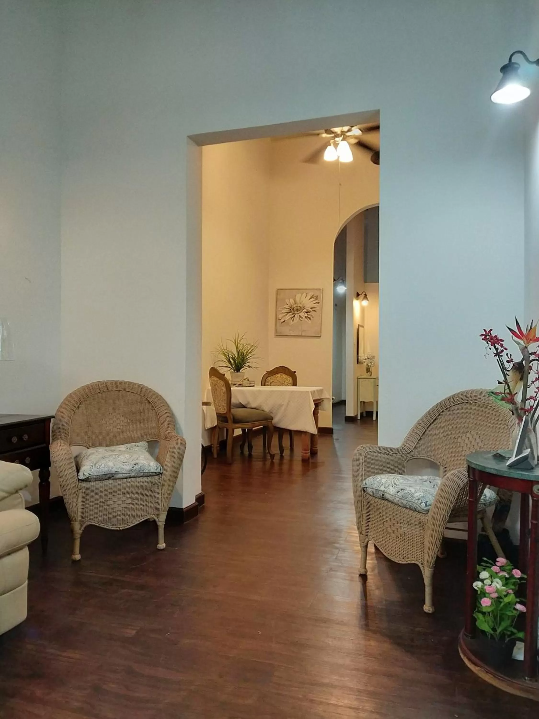 Living room in La Capitana Old San Juan Building