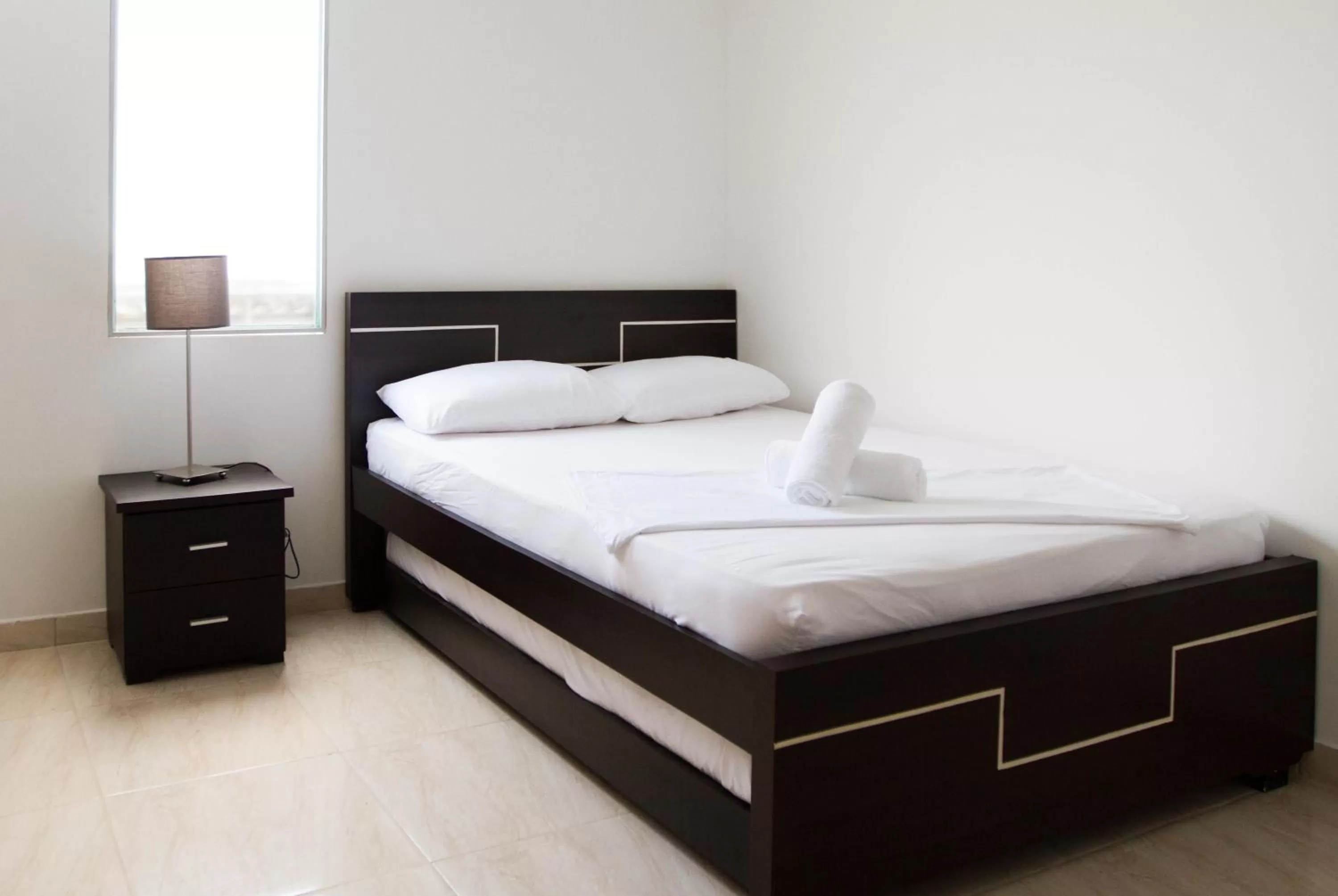 Bed in Hotel Residencias la CH