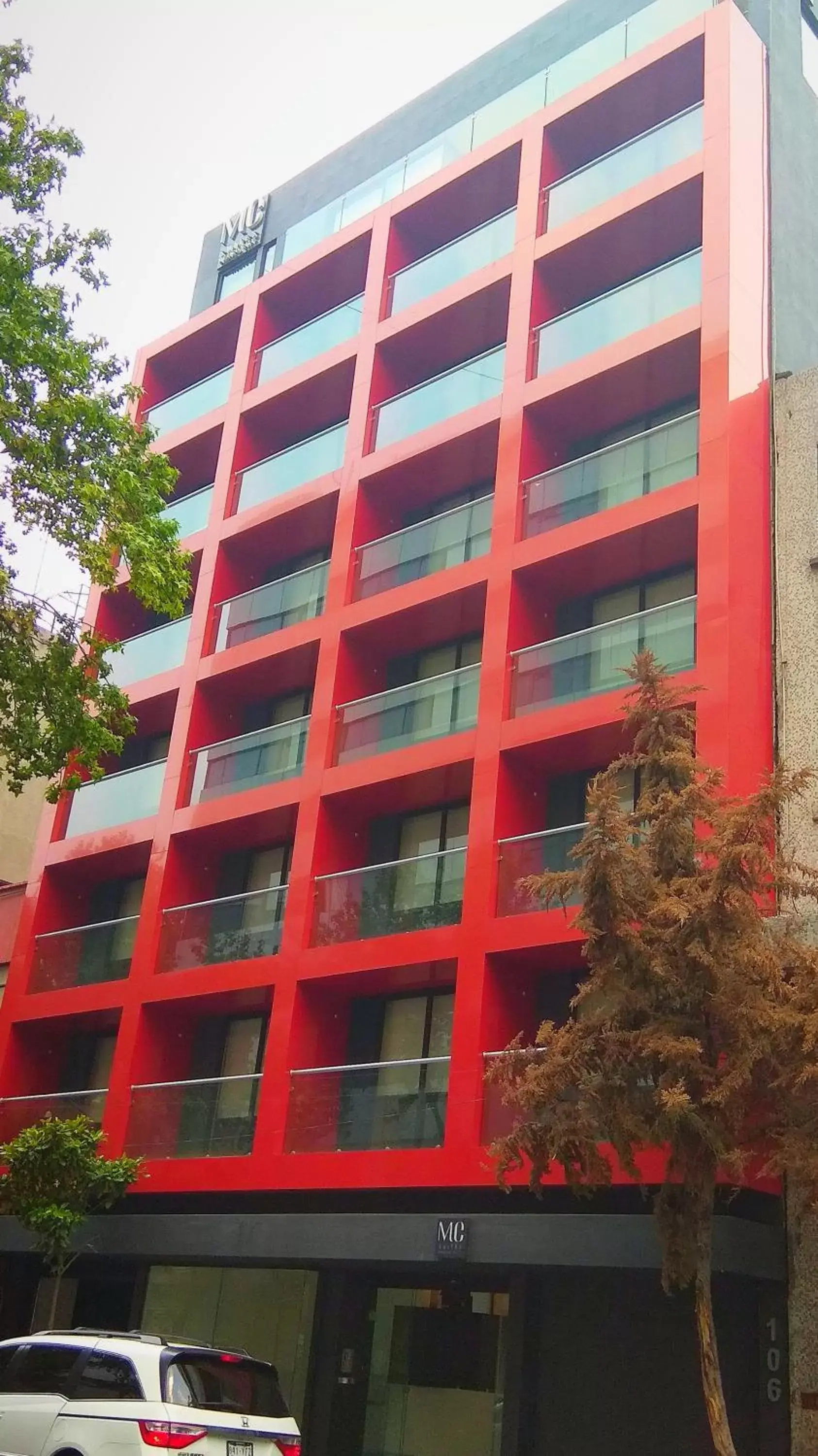 Facade/entrance, Property Building in MC Suites Mexico City