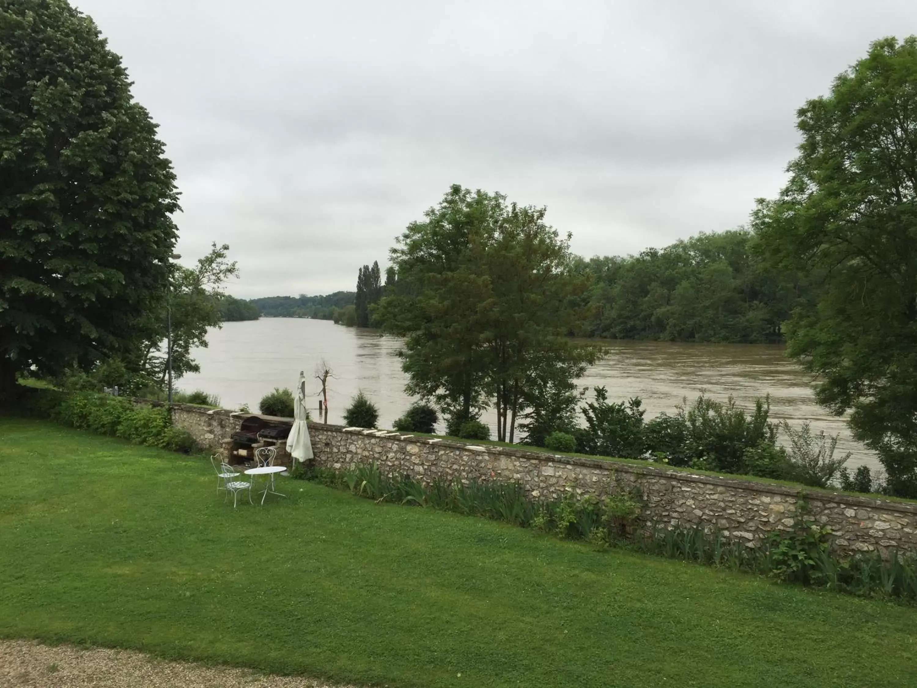 River view, Garden in La Grande Maison