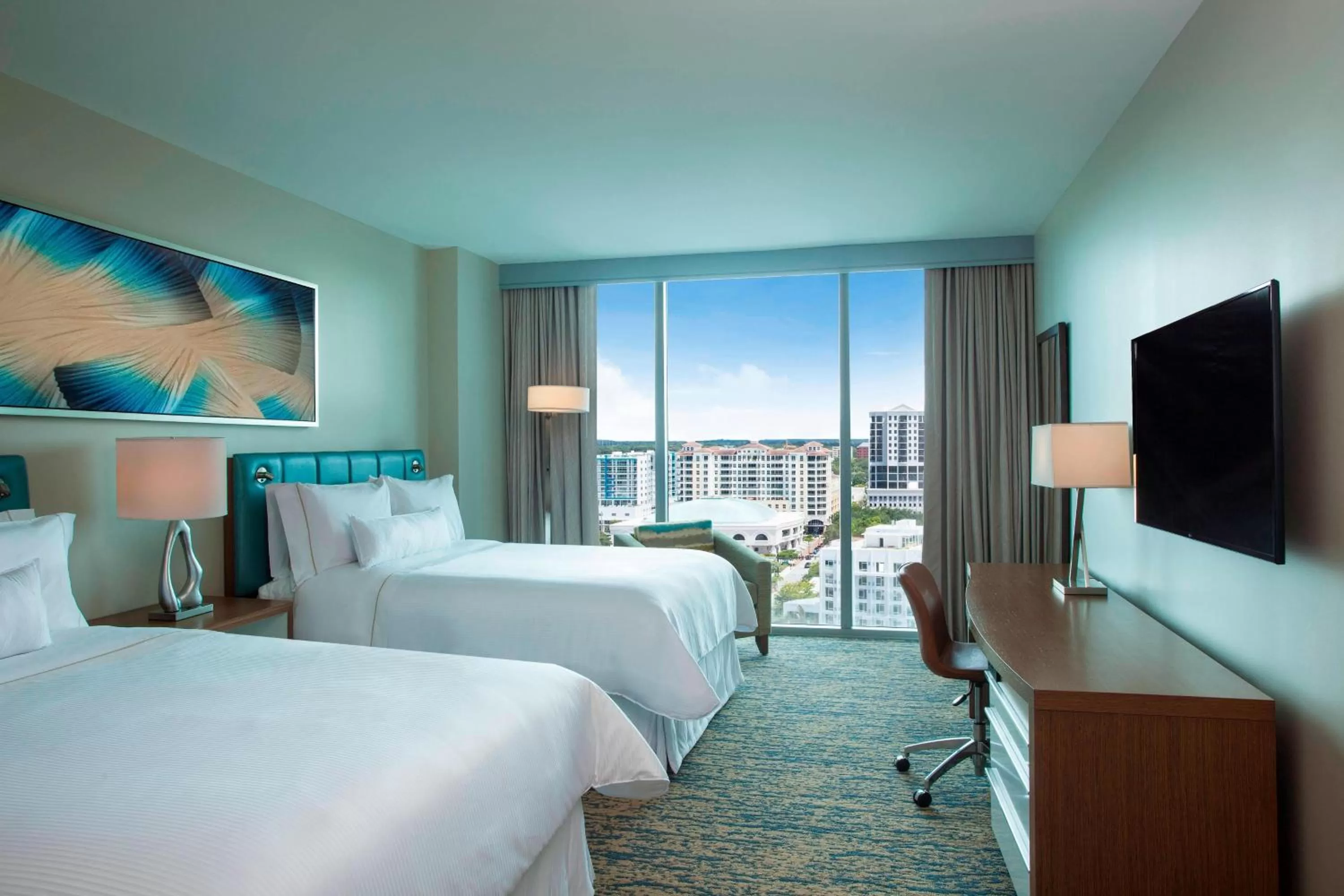 Partial Marina Queen, Guest room, 2 Queen, Marina view in The Westin Sarasota