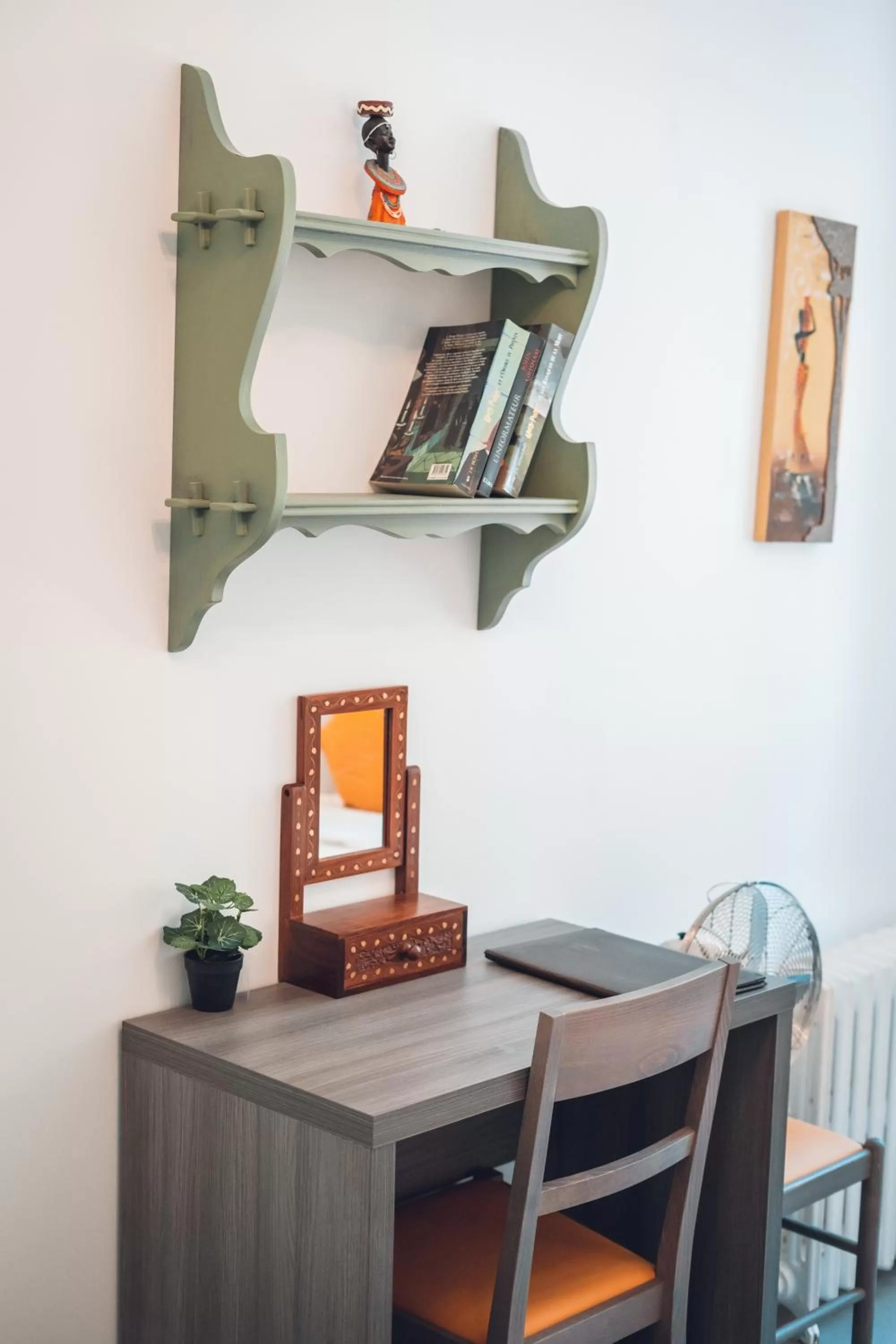 Seating area in Logis Hôtel Vuillot