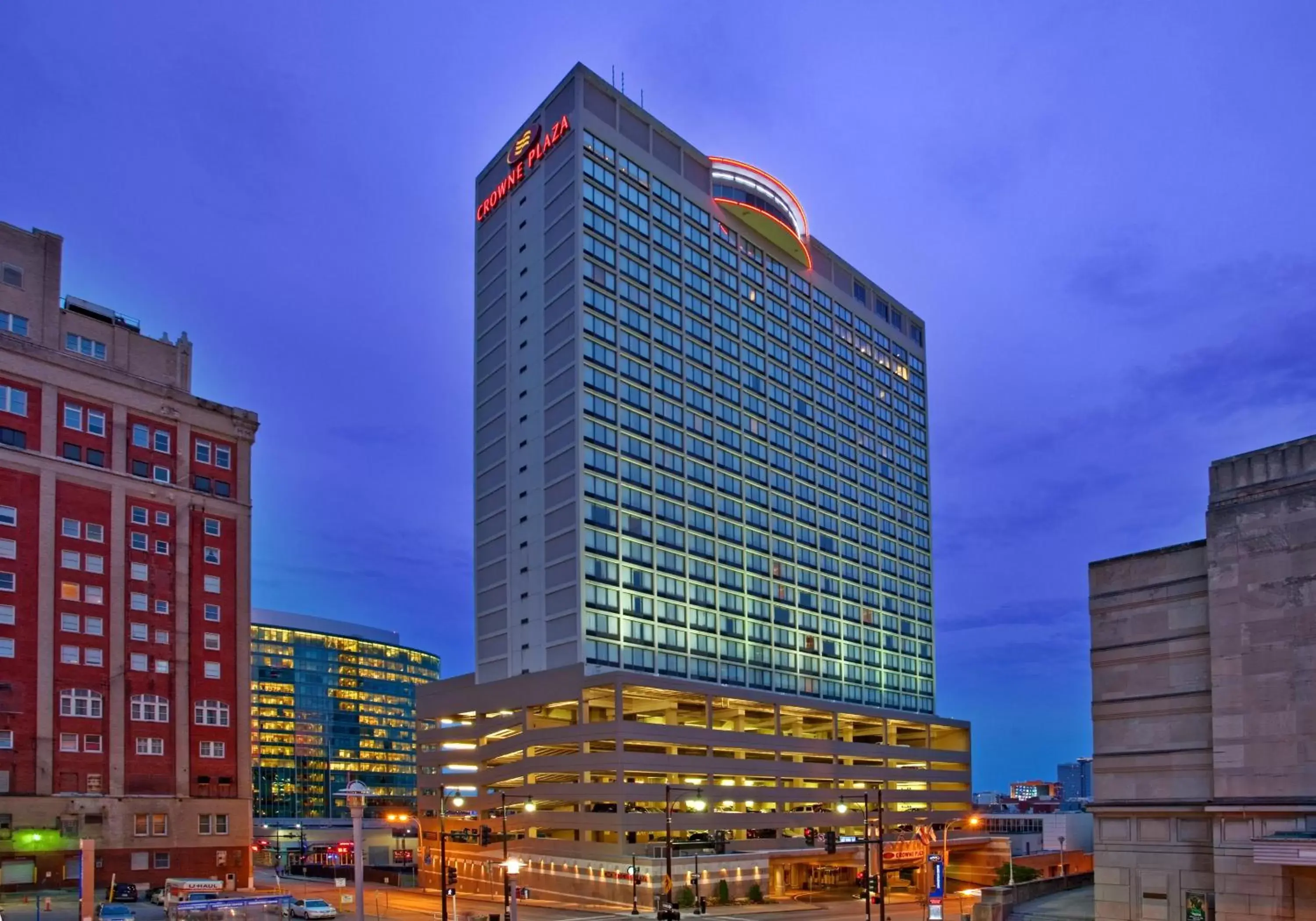 Property building in Crowne Plaza Kansas City Downtown, an IHG Hotel