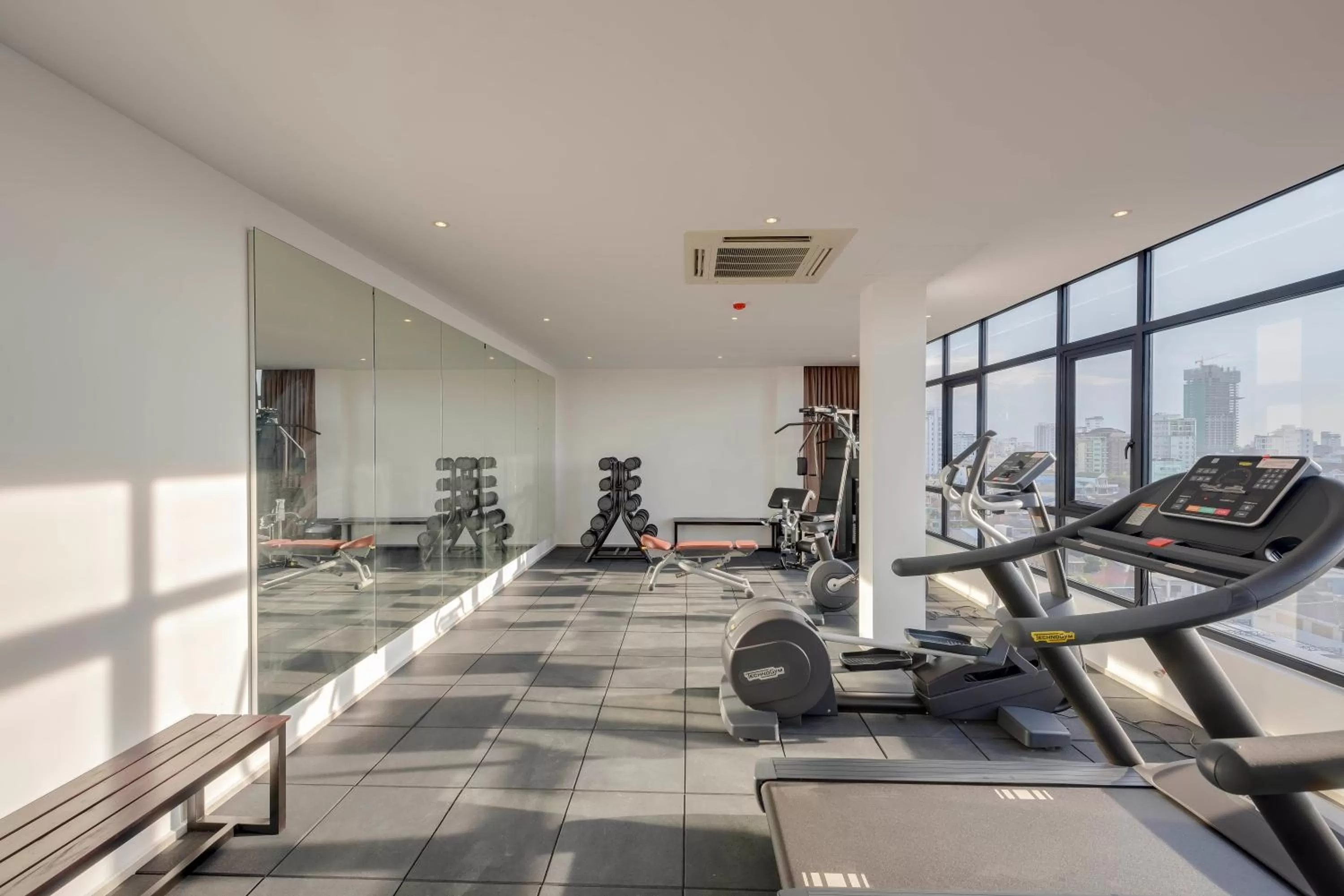 Fitness centre/facilities in Residence 105 Hotel and Apartment