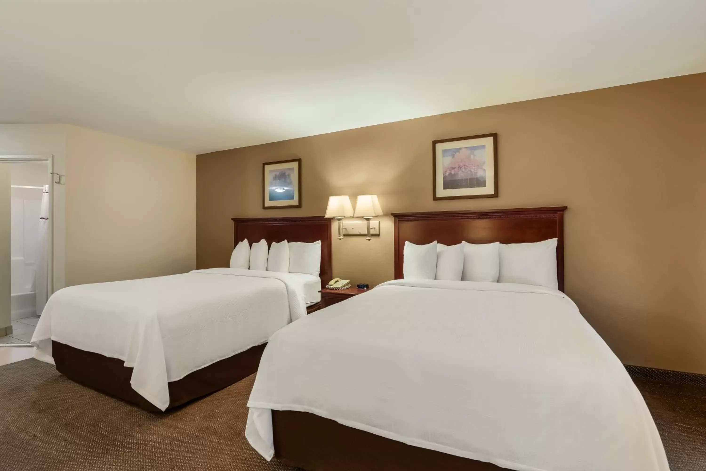 Bed in MainStay Suites Fitchburg - Madison