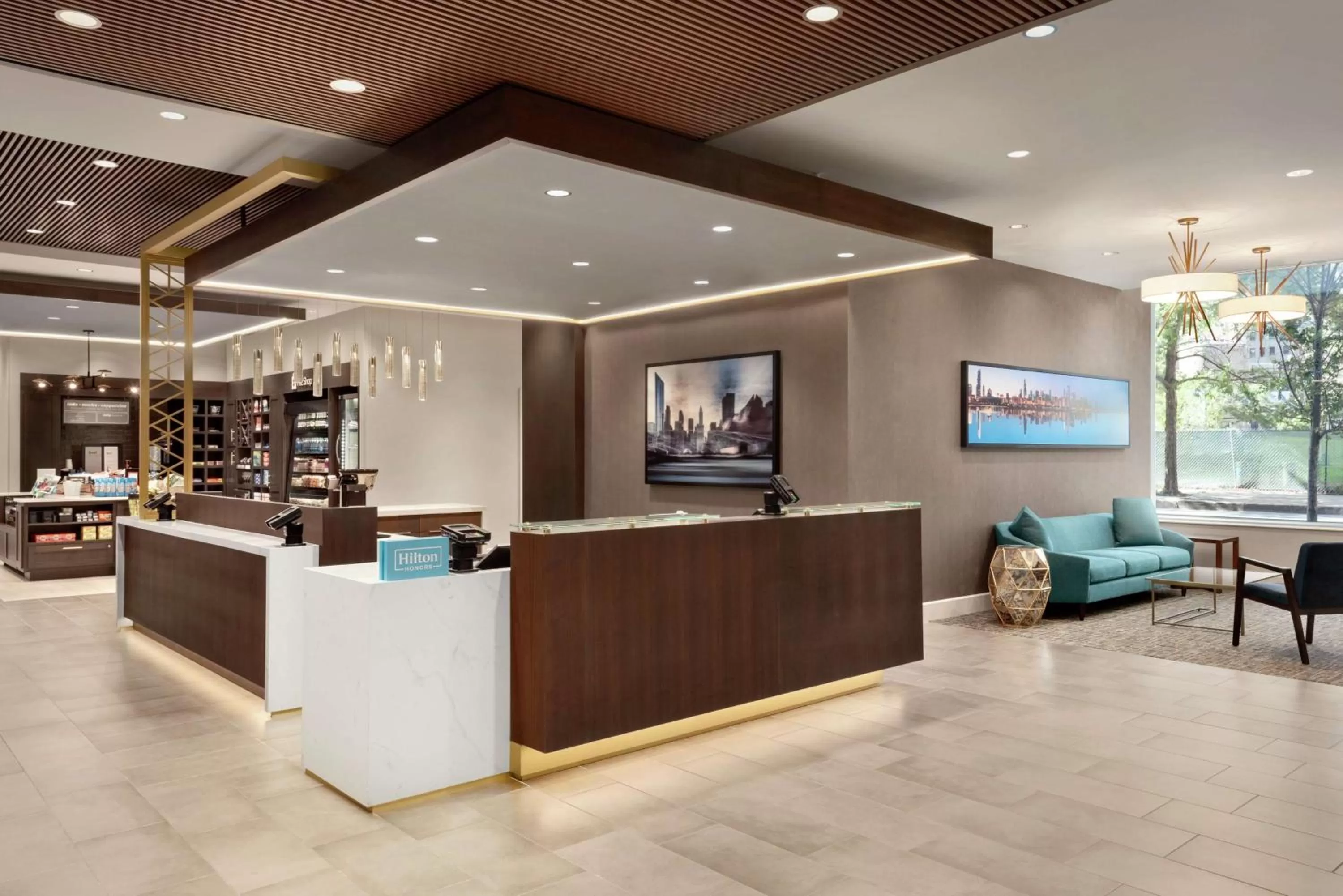 Lobby or reception in Homewood Suites By Hilton Chicago Downtown South Loop