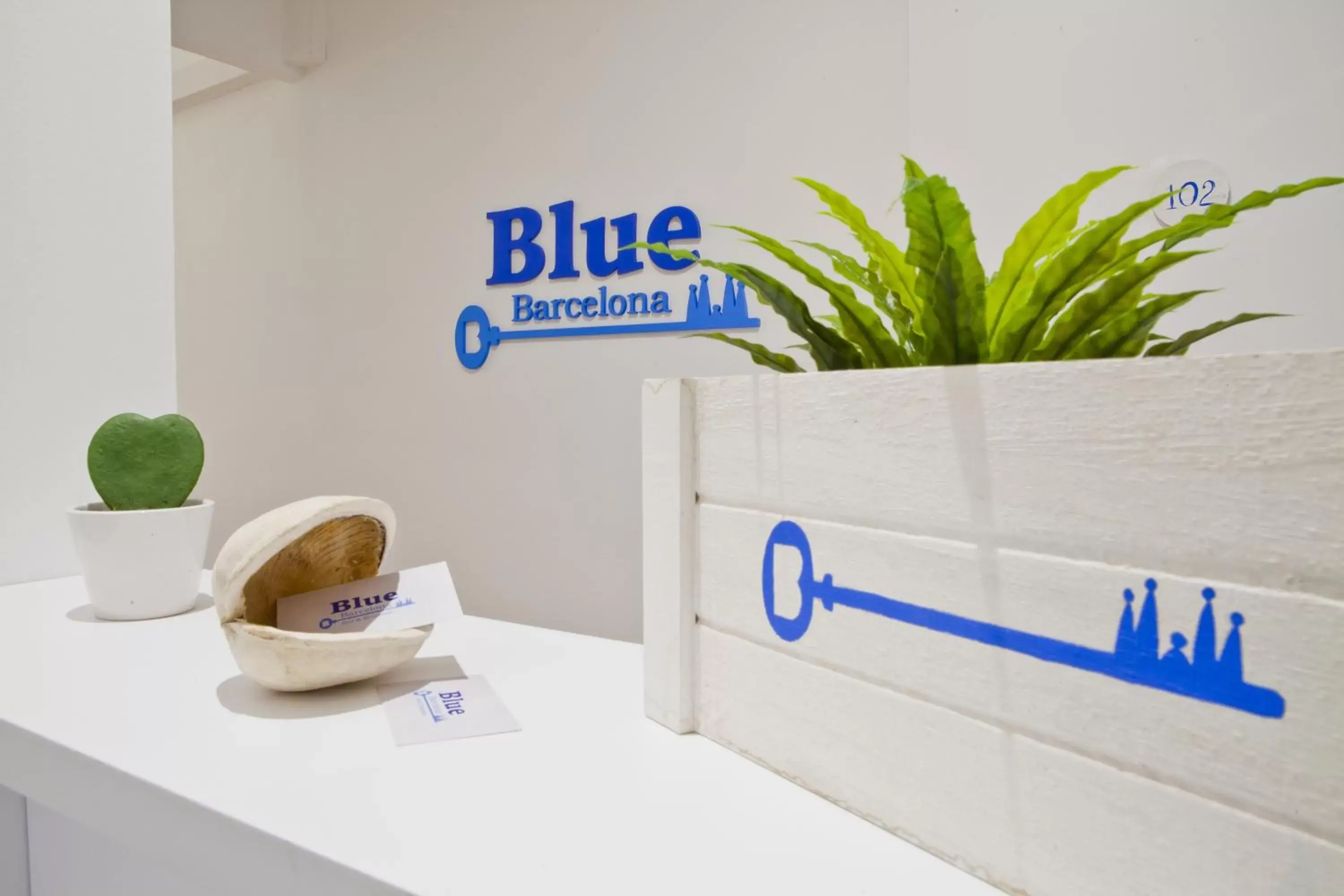 Lobby or reception, Property Logo/Sign in Blue Barcelona
