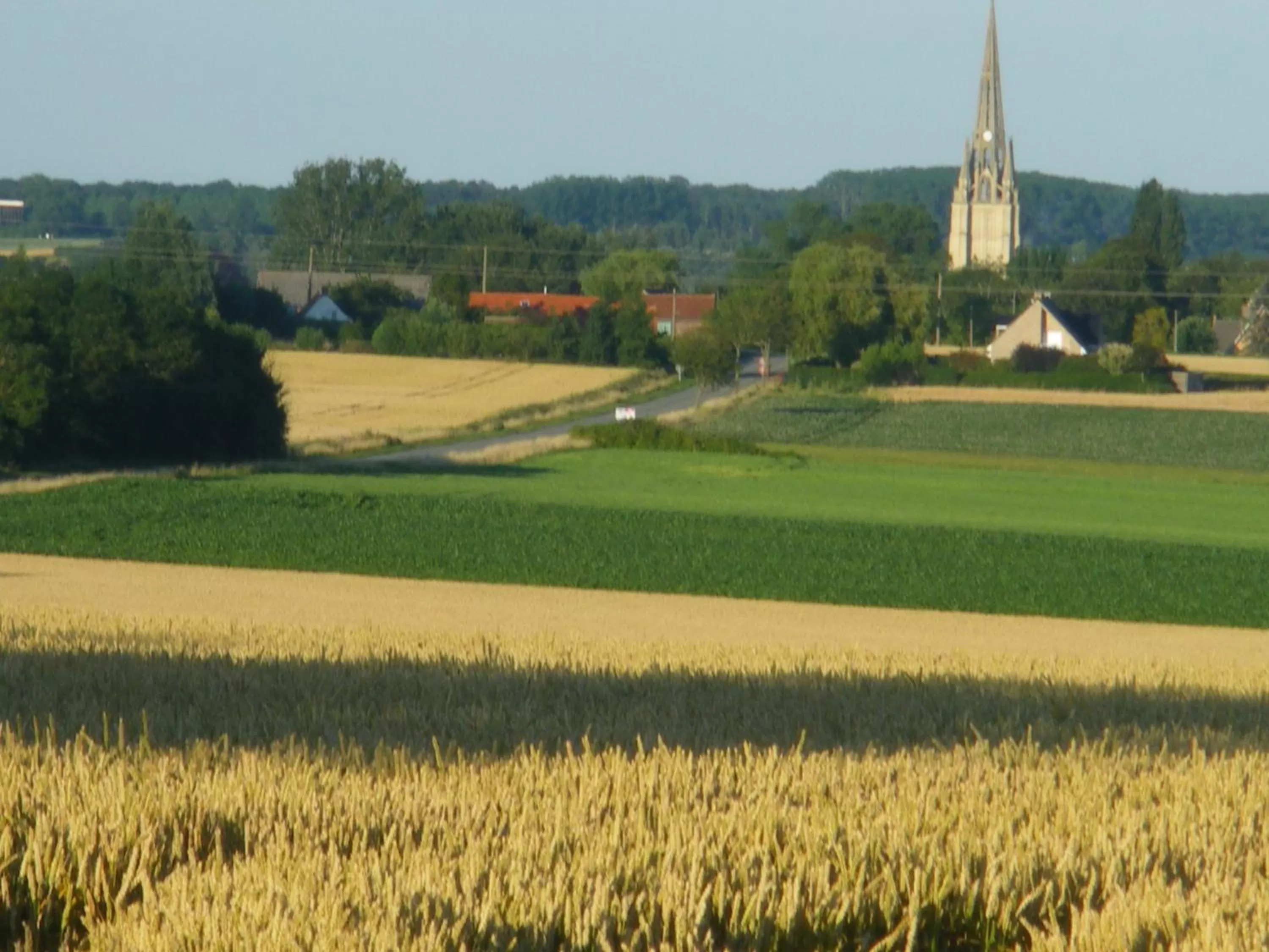 Natural landscape in La Vallée des Trois Monts