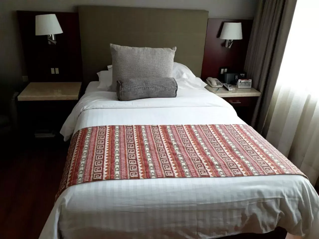 Bed in Bogota Plaza Hotel