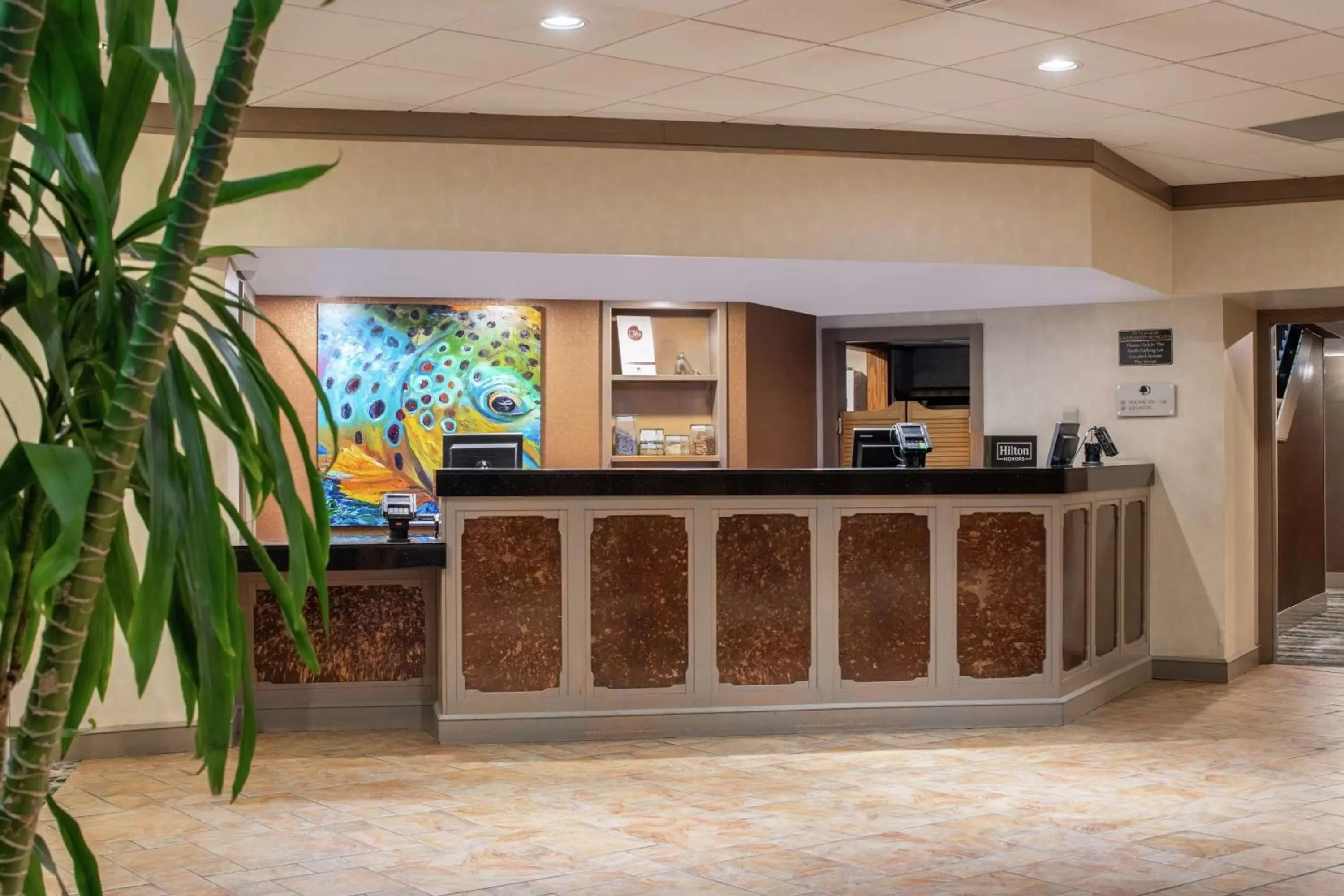 Lobby or reception in DoubleTree by Hilton Missoula Edgewater Lobby or reception in DoubleTree by Hilton Missoula Edgewater