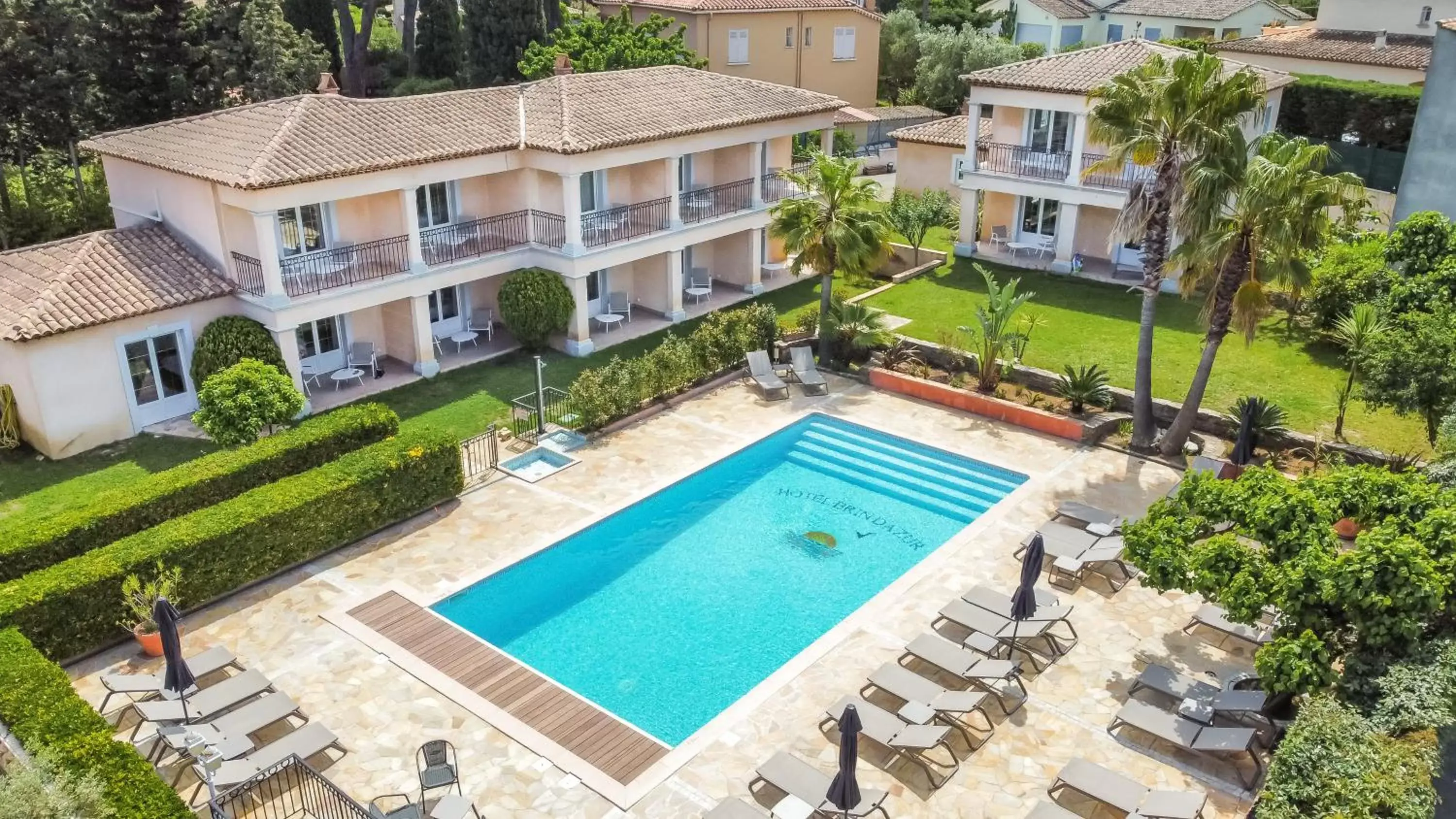 Swimming pool, Pool View in Hotel Brin d'Azur - Saint Tropez