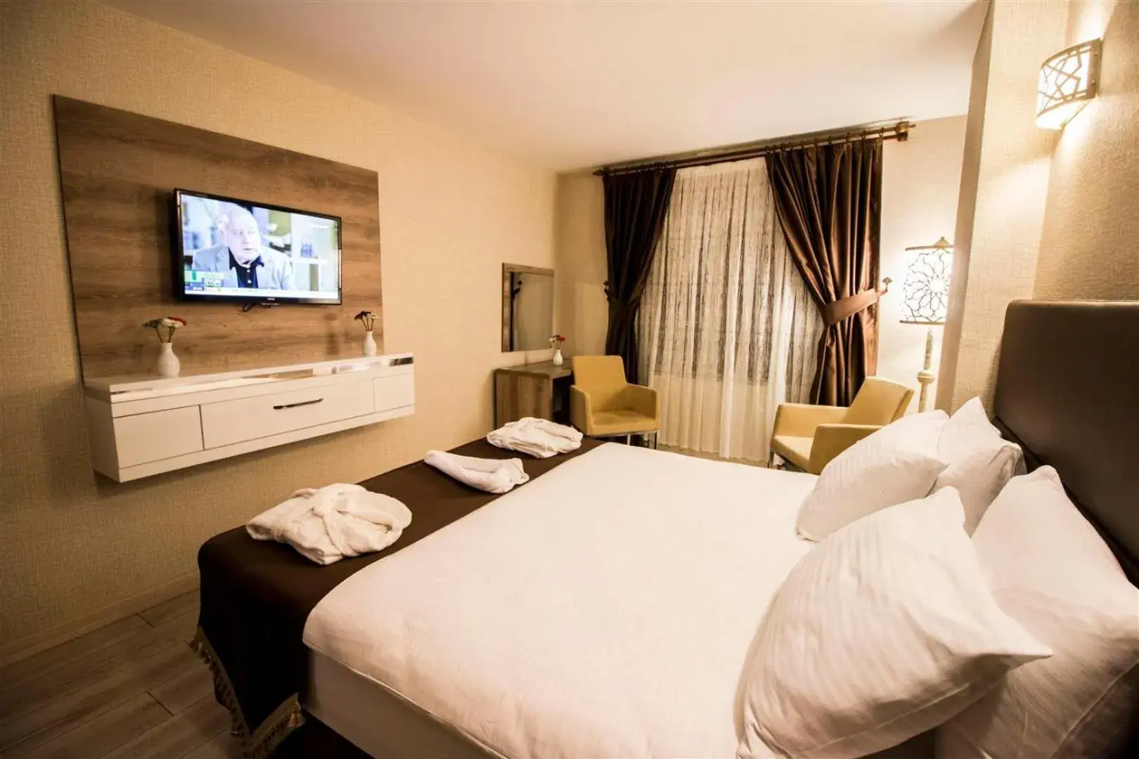 Bed in HOTEL BUSİNESS HAN