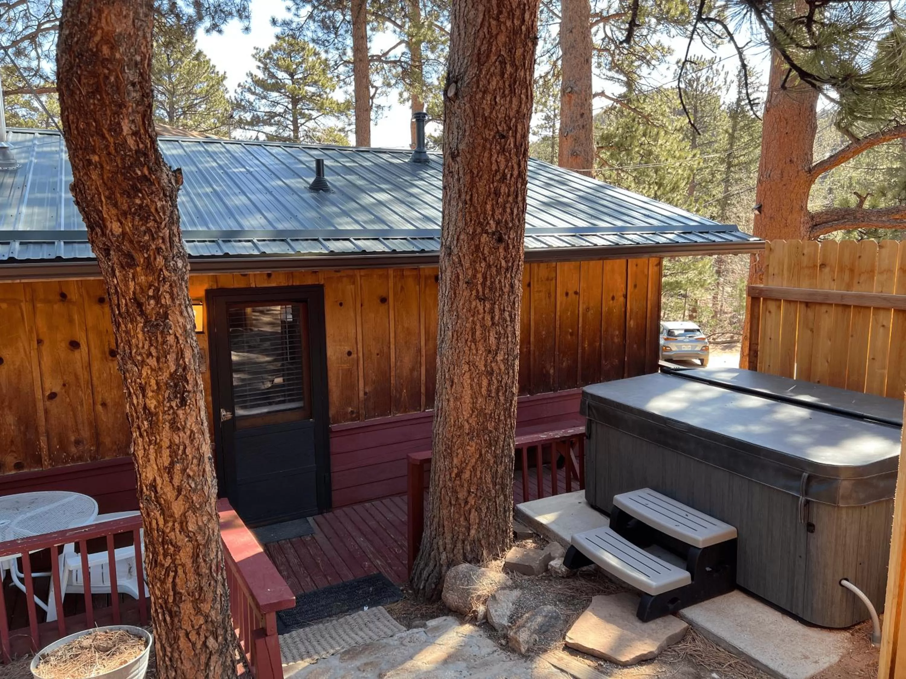 Patio in Ponderosa Lodge