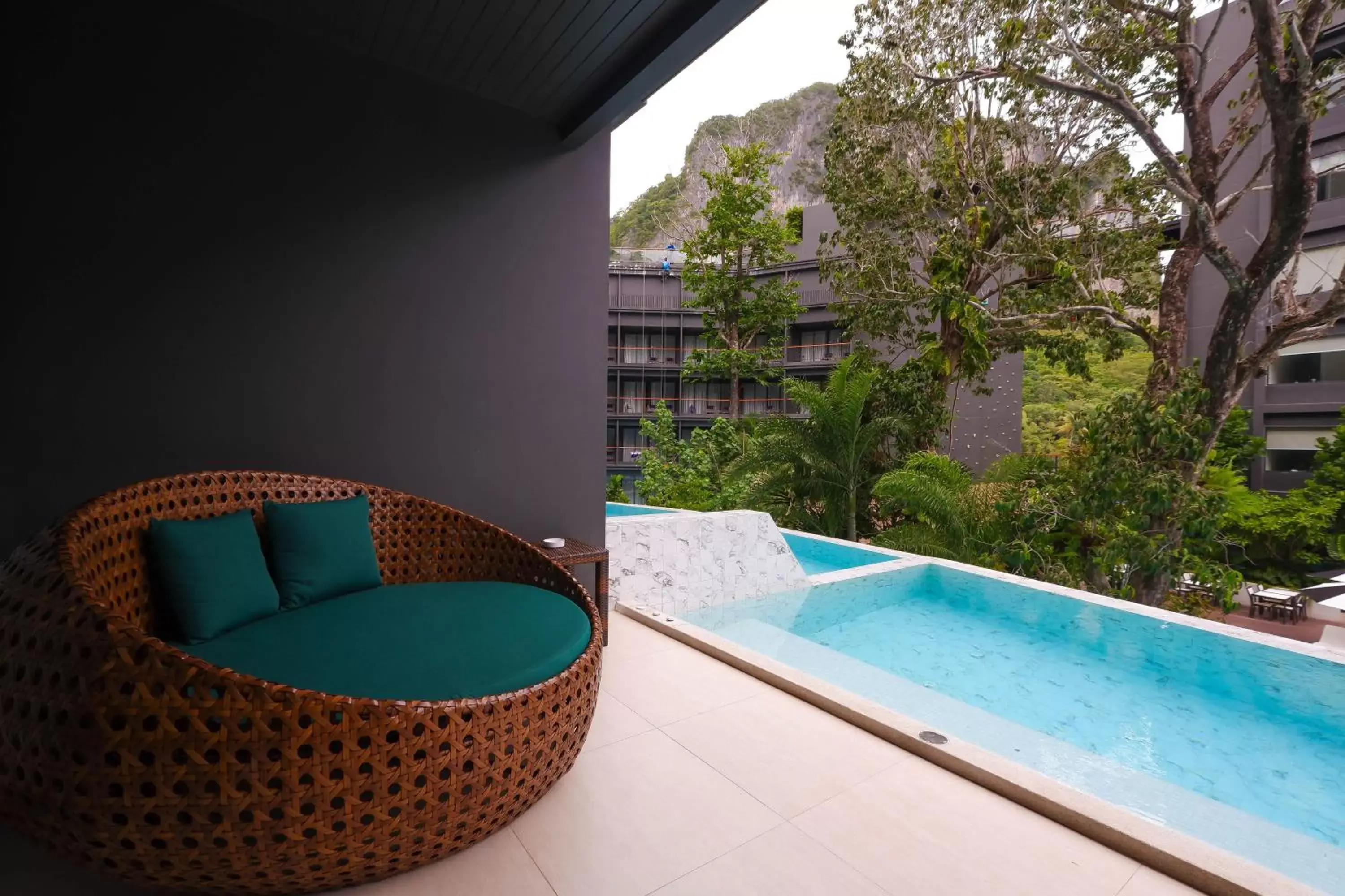 Balcony/Terrace, Swimming Pool in Panan Krabi Resort - SHA Extra Plus