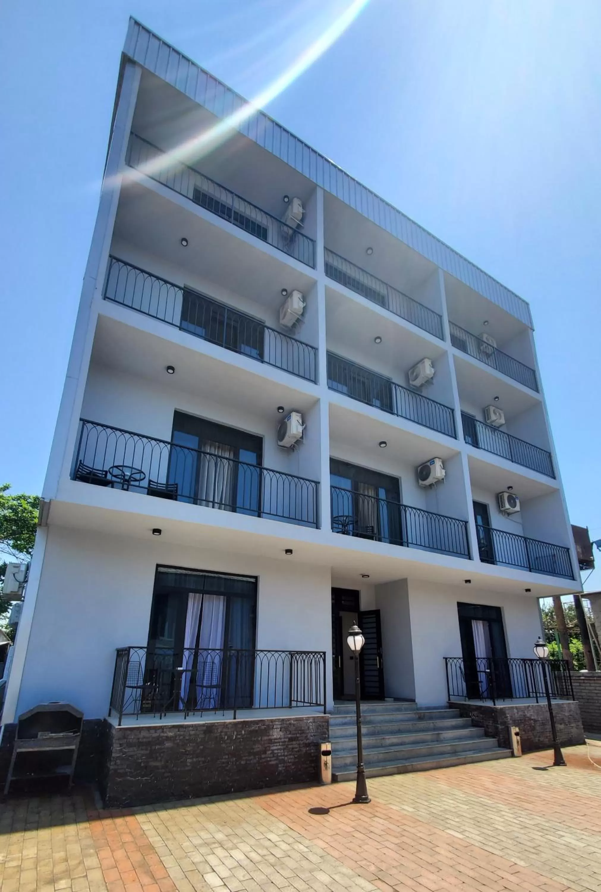 Property building in Level Up Hotel & Restaurant