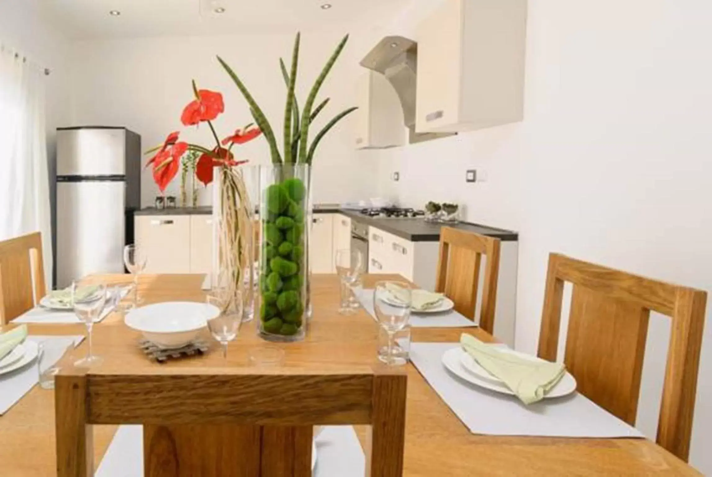 Kitchen or kitchenette, Dining Area in Aligio Apart-hotel & Spa - Las Terrenas