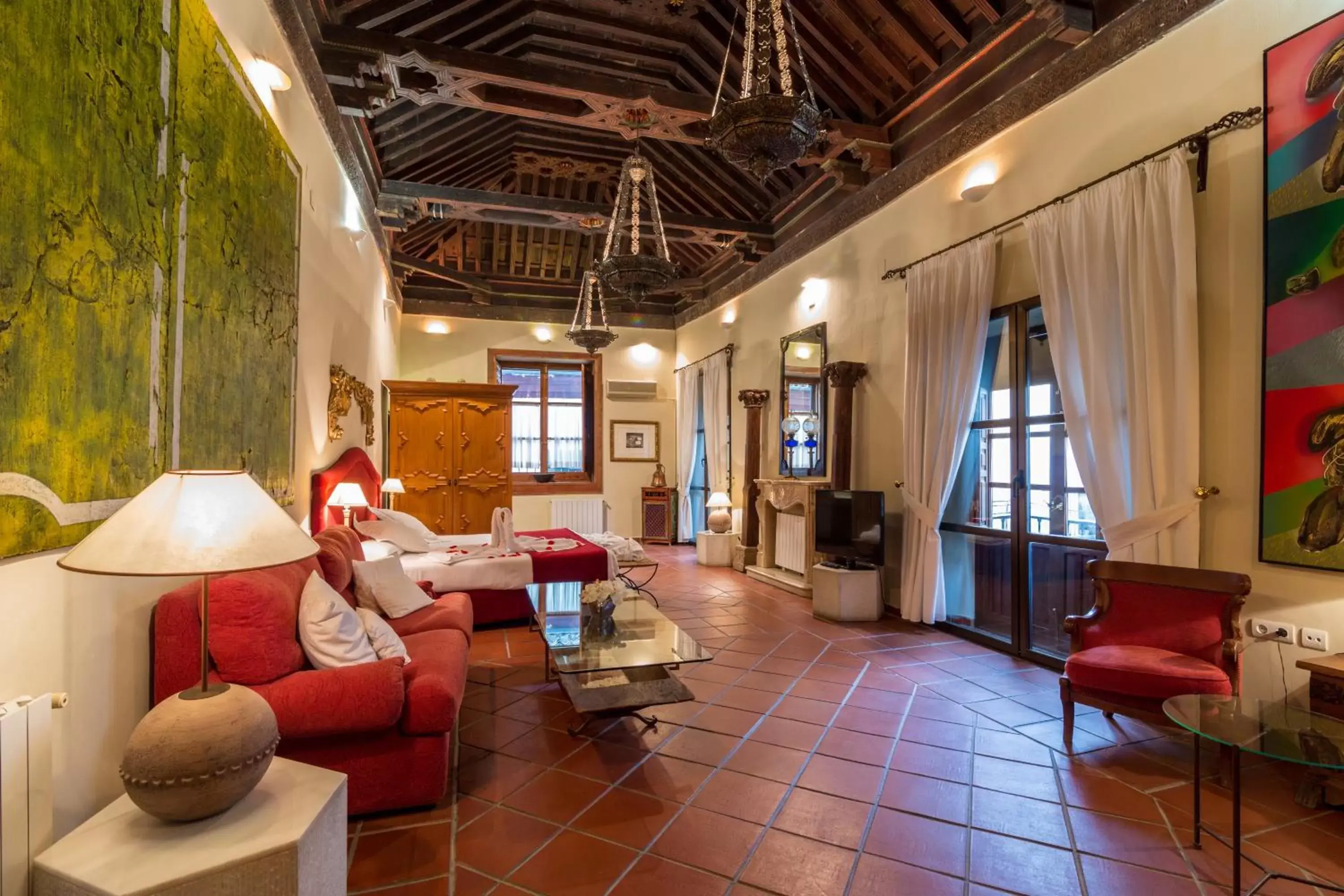 Bedroom, Seating Area in Palacio de Santa Inés