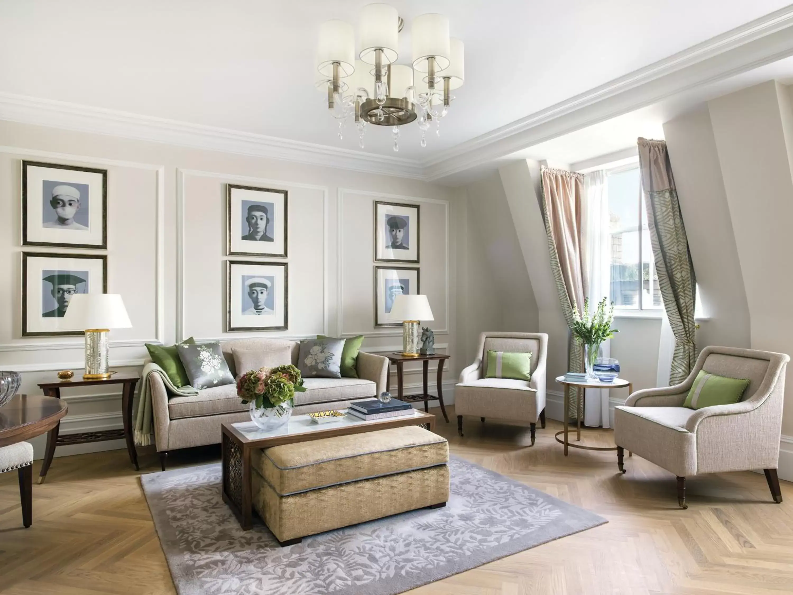 Living room, Seating Area in The Langham London