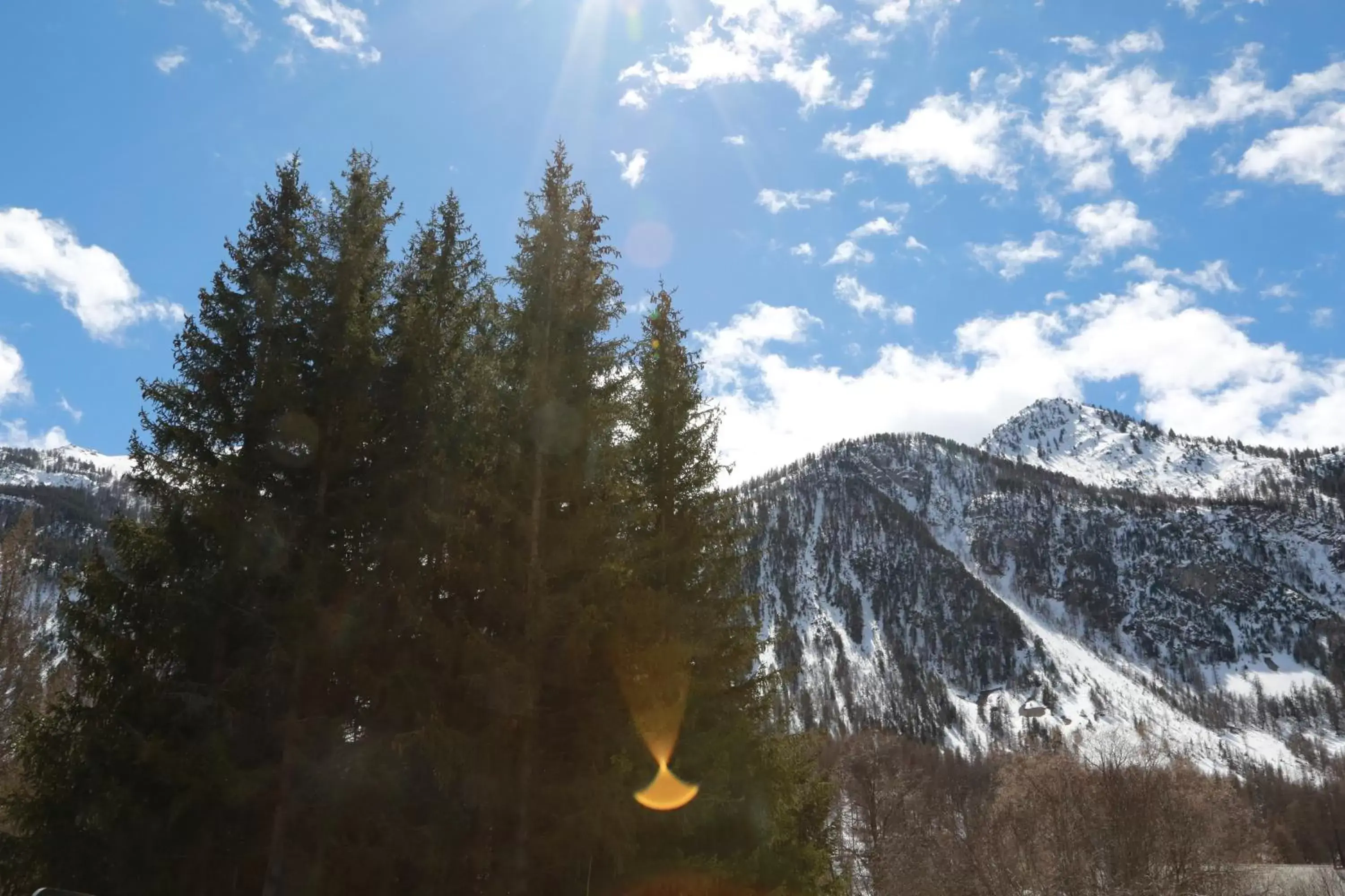 Area and facilities, Winter in Auberge de la Paix