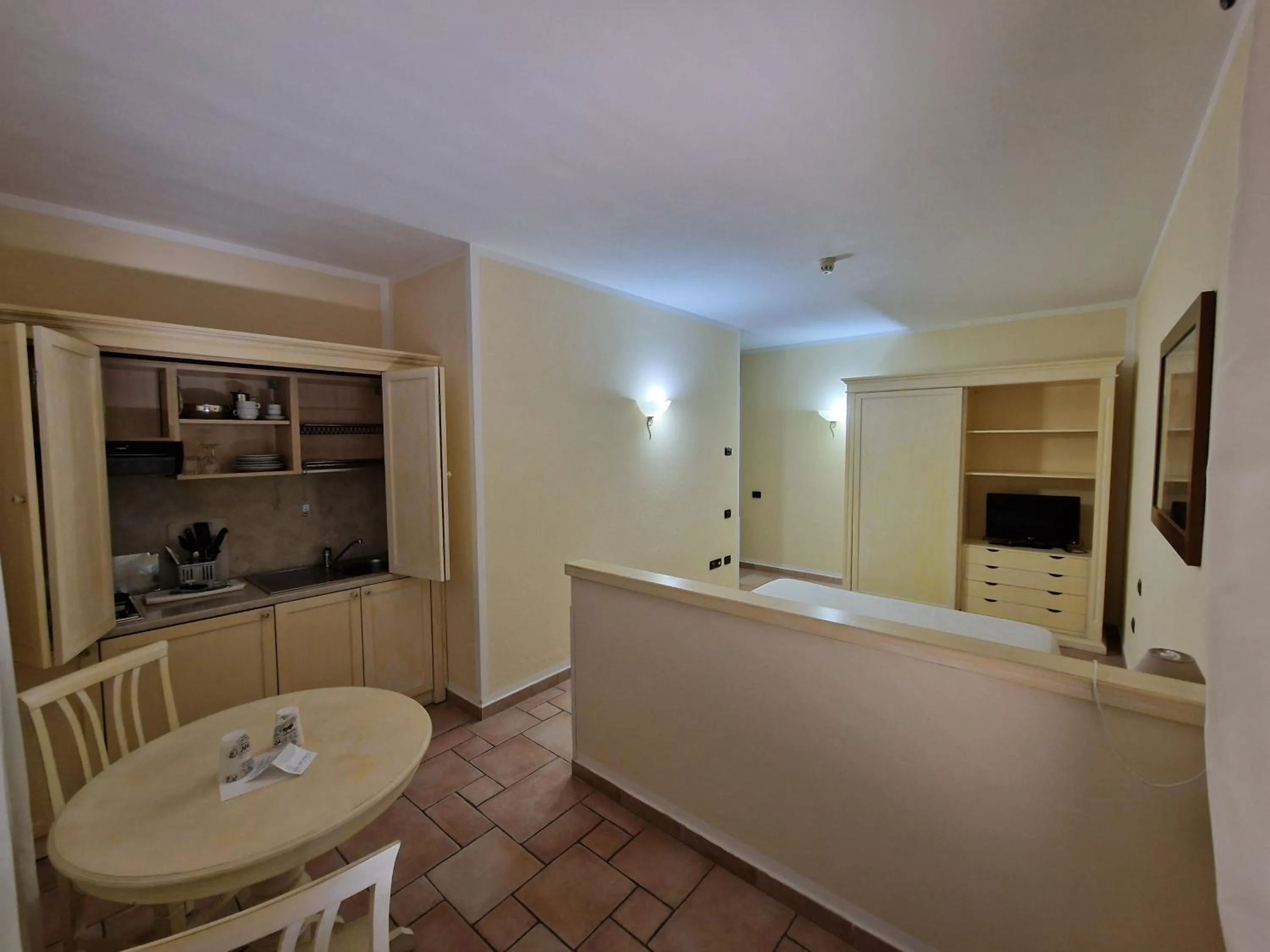 Kitchen or kitchenette in Hotel Villa Del Parco