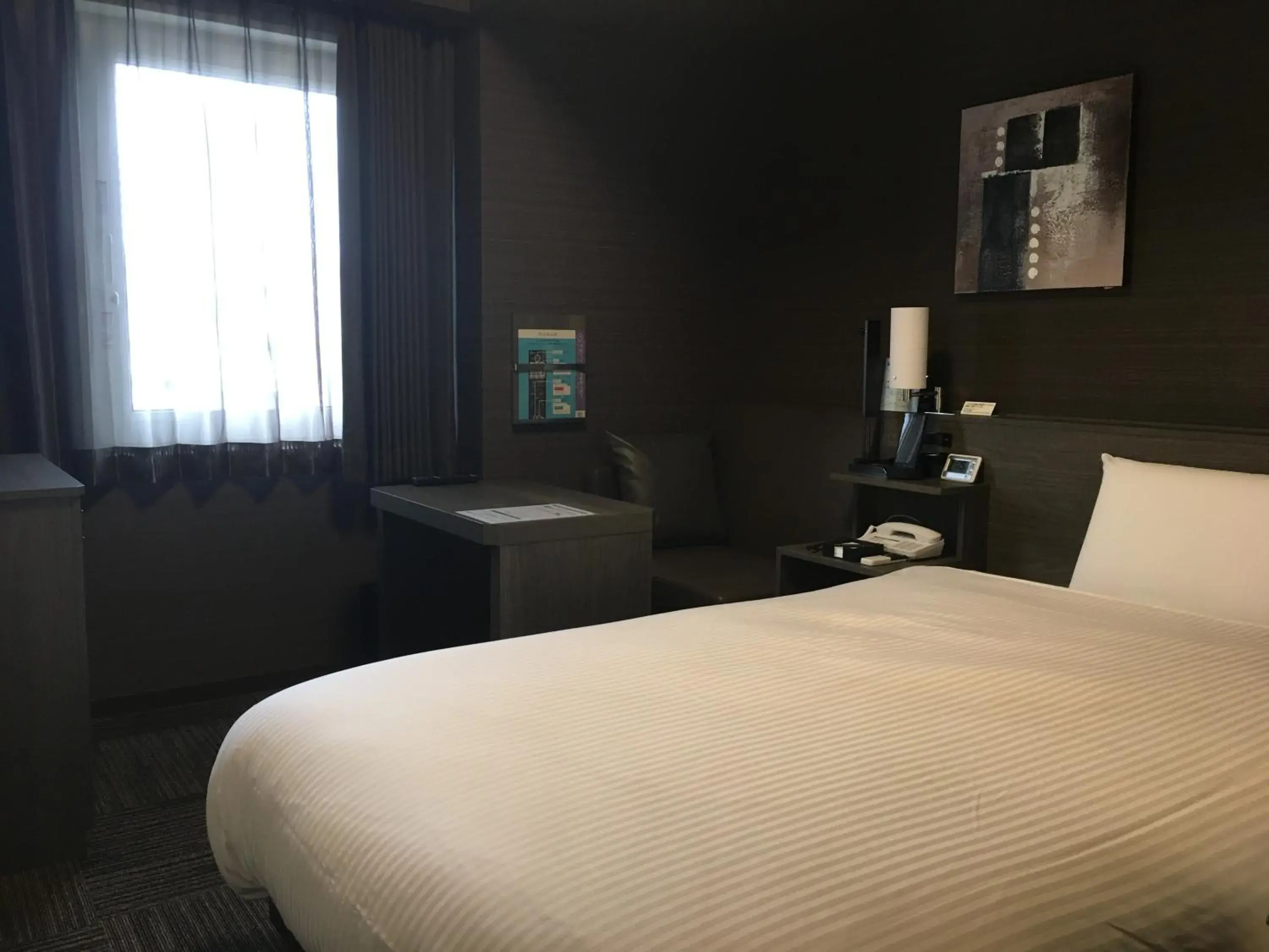 Bed in Hotel Route-Inn Grand Tokyo Toyocho