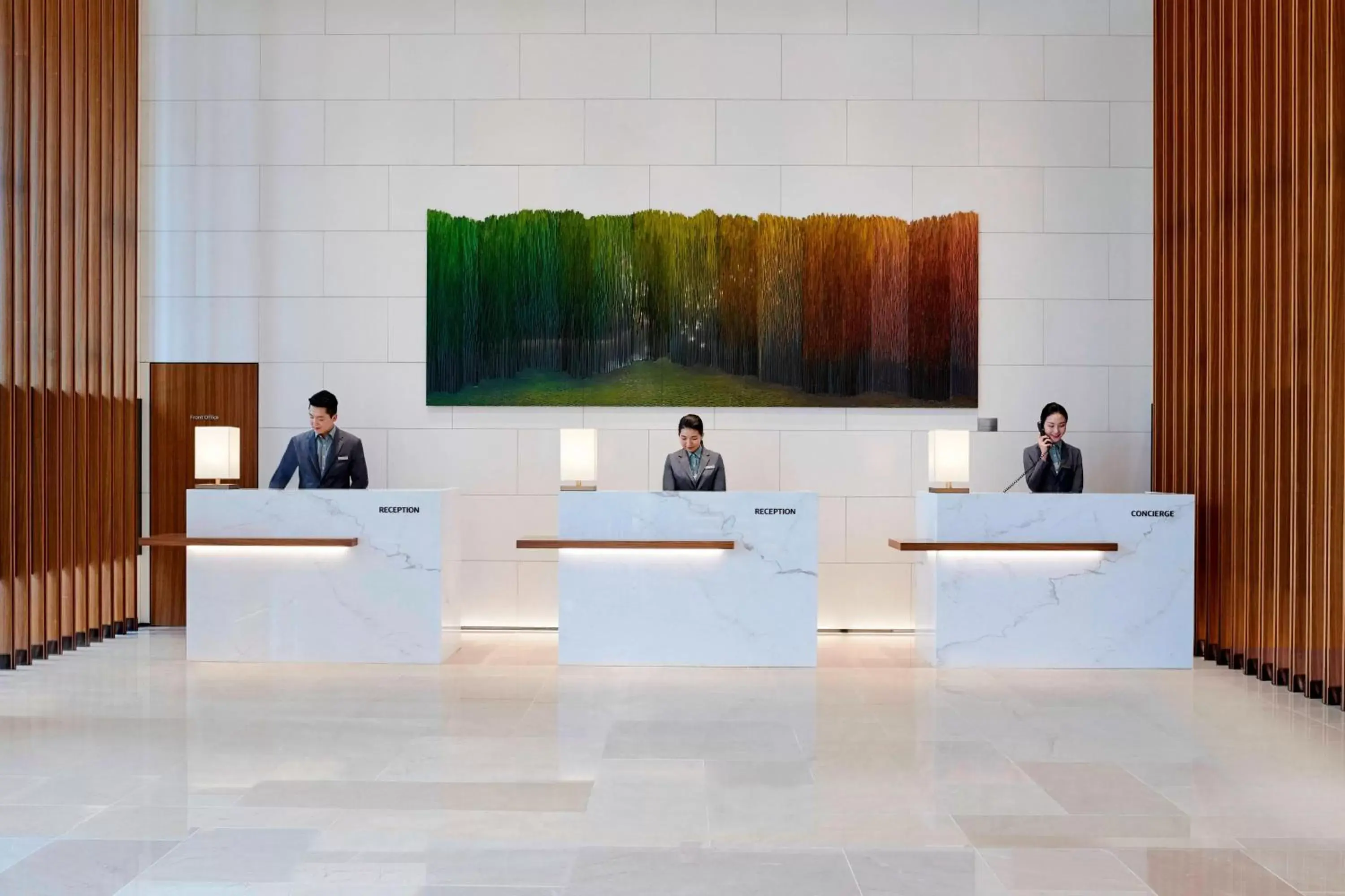 Lobby or reception, Lobby/Reception in Courtyard by Marriott Seoul Botanic Park