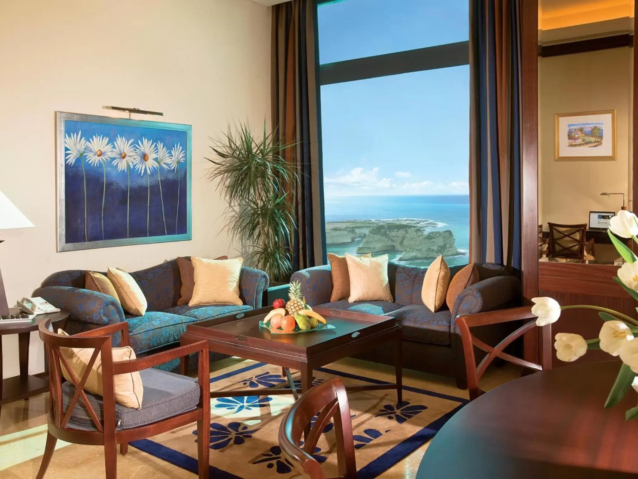 Living room in Raouche Arjaan by Rotana Living room in Raouche Arjaan by Rotana
