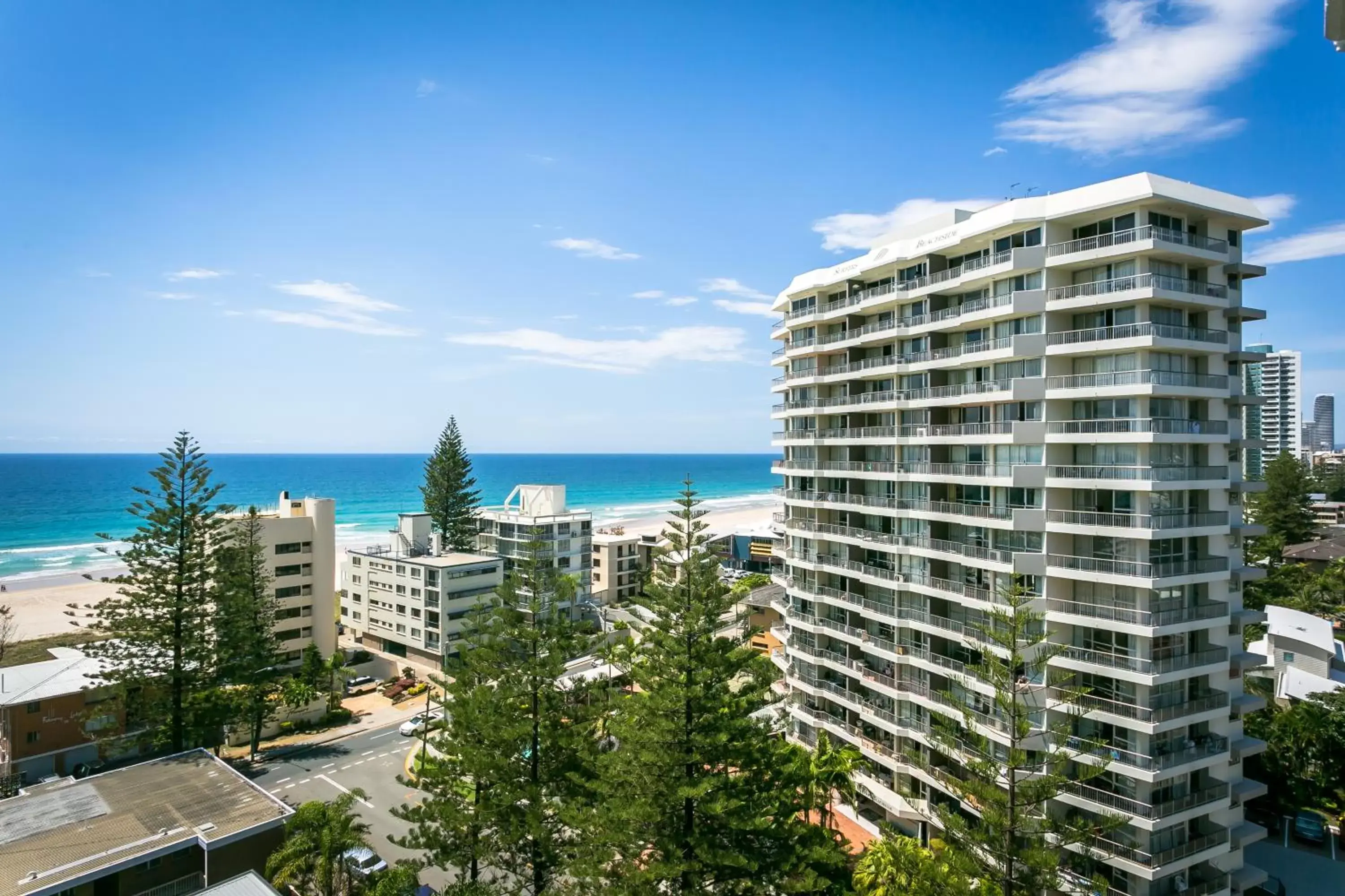 Bird's eye view, Nearby Landmark in Surfers Beachside Holiday Apartments