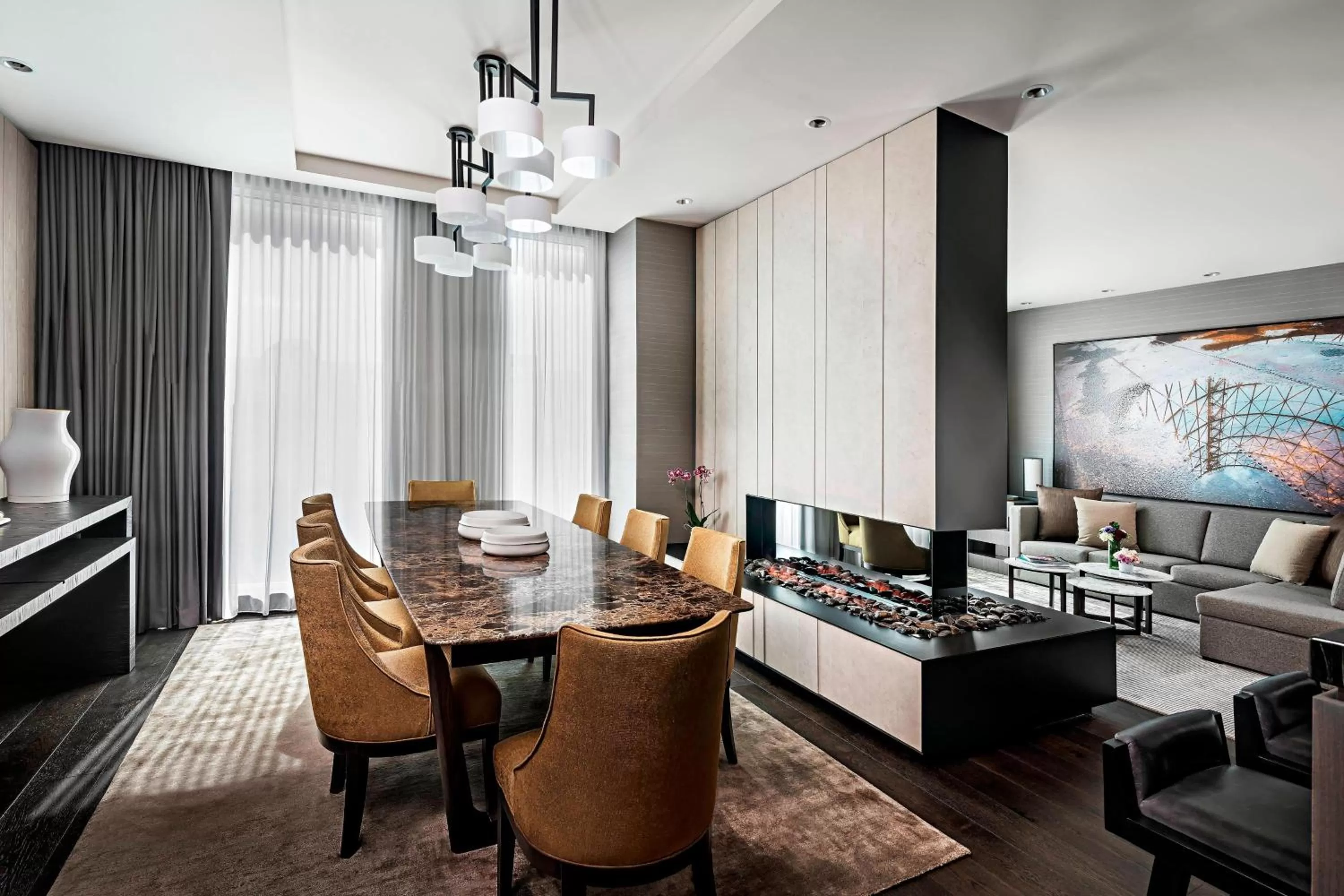 Living room in Toronto Marriott Markham