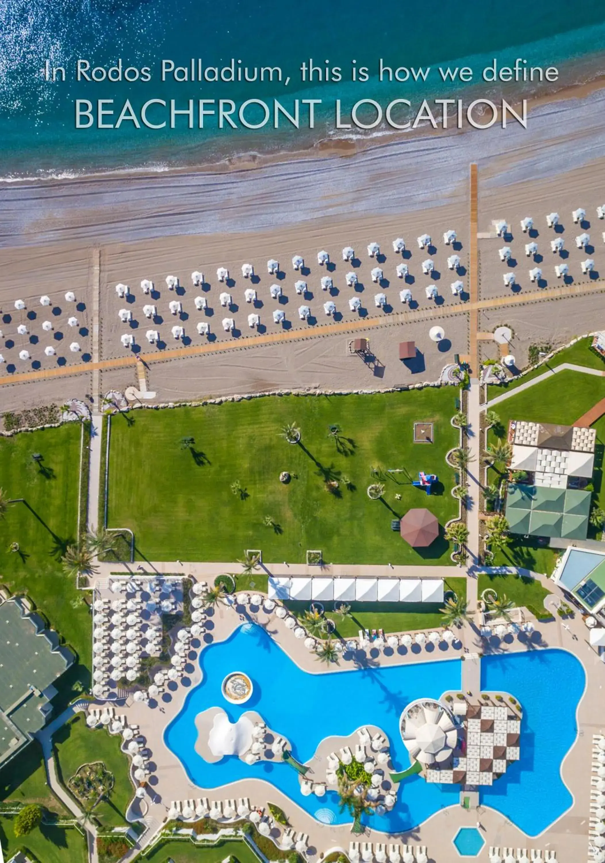 Bird's eye view, Bird's-eye View in Rodos Palladium Leisure & Wellness