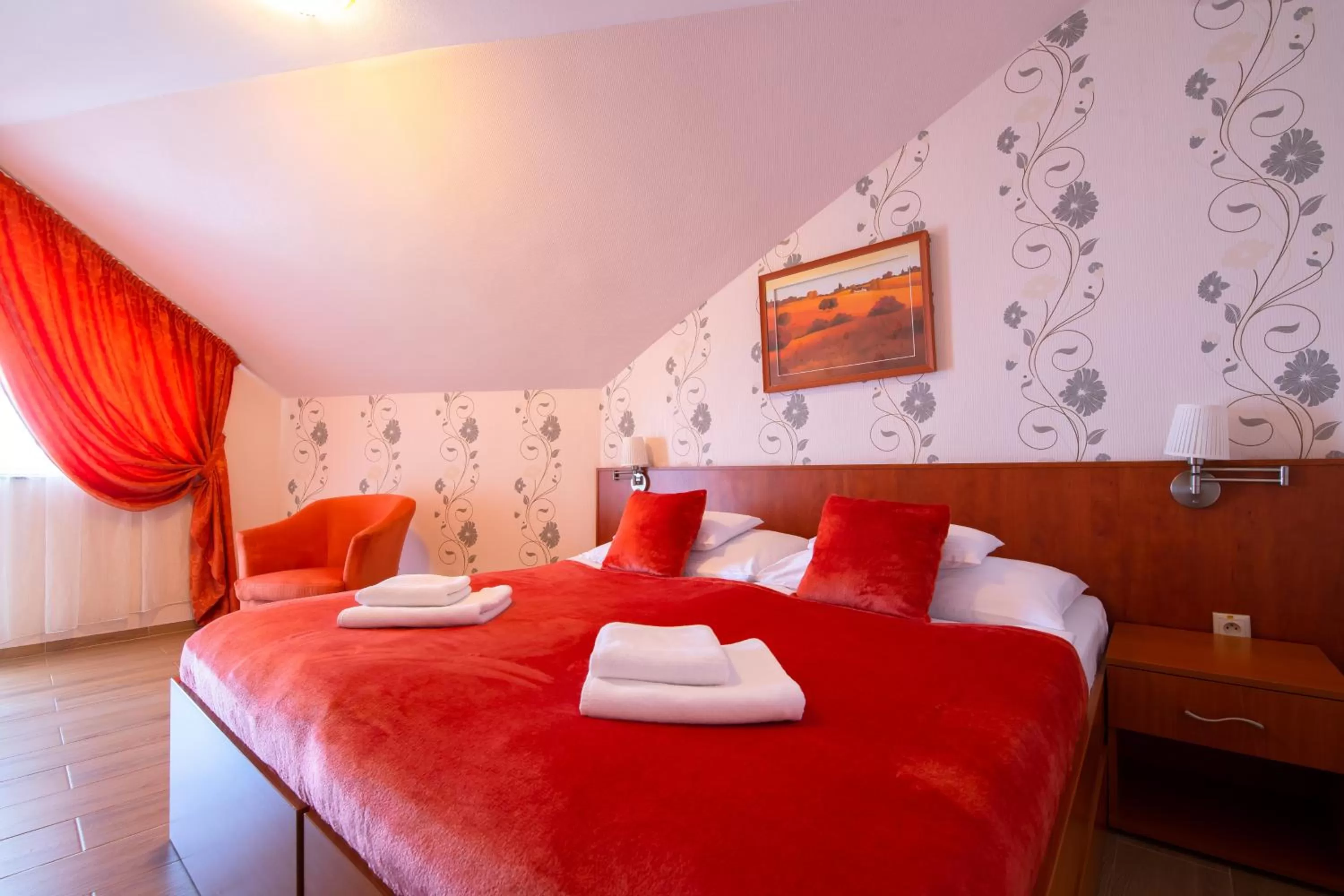 Bed in Hotel Orchidea Spa & Wellness