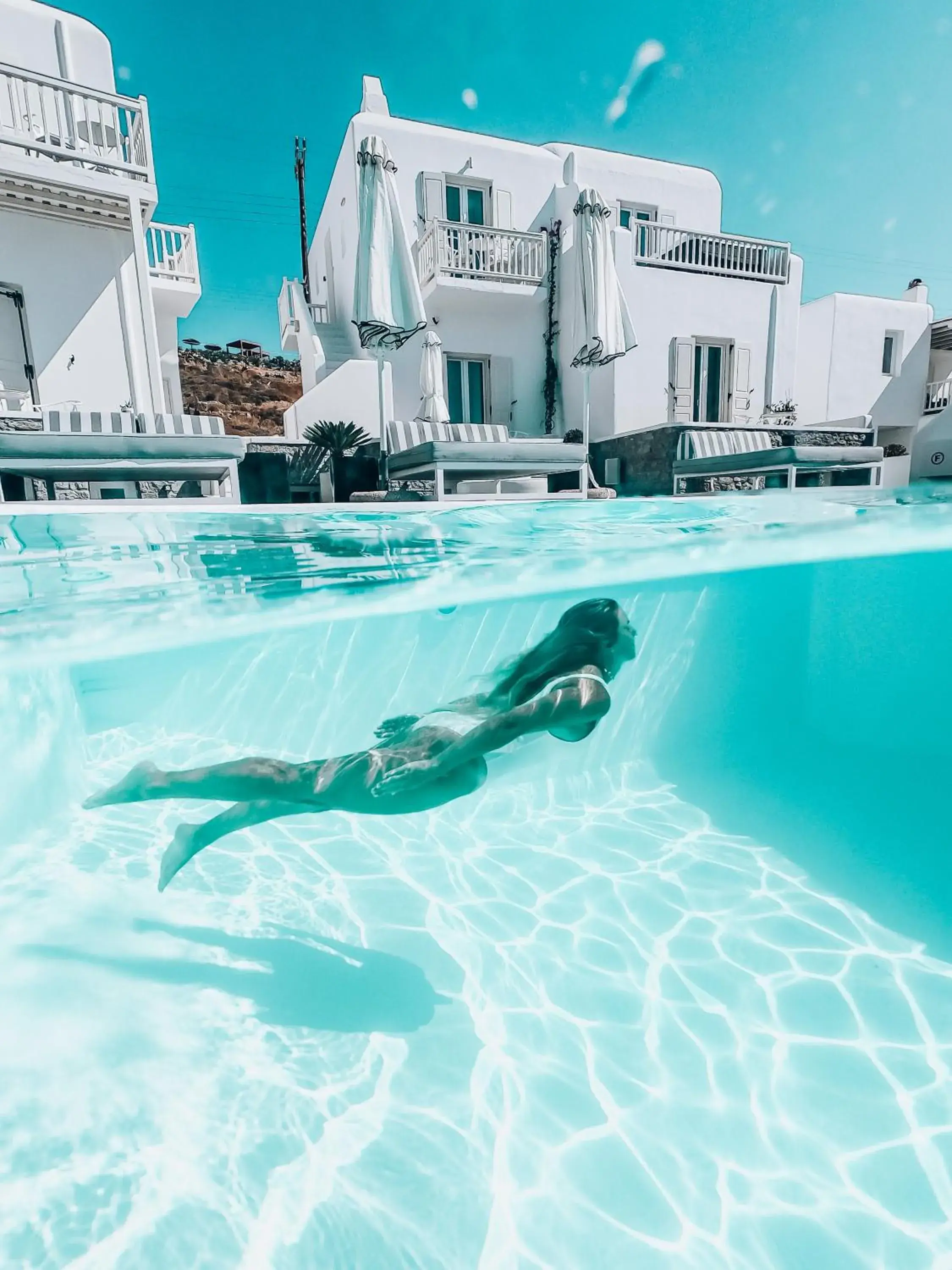 City view, Swimming Pool in Mykonos Princess Hotel