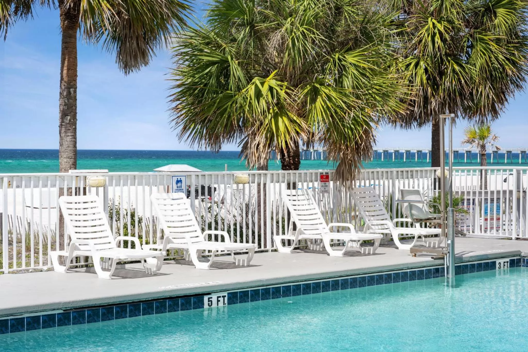 Swimming pool in Beach Tower Beachfront Hotel, a By The Sea Resort