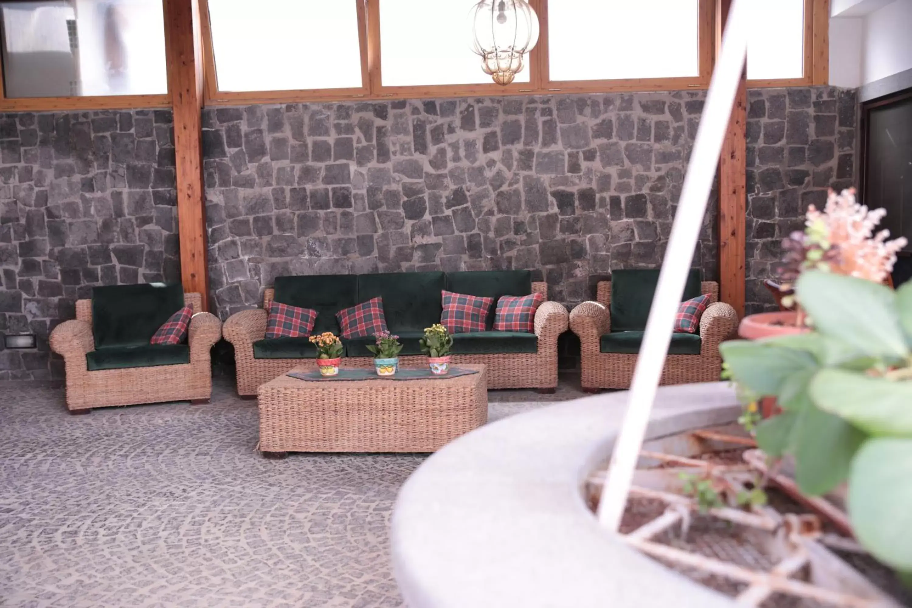 Lobby or reception in Palazzo Caracciolo del Sole Lobby or reception in Palazzo Caracciolo del Sole