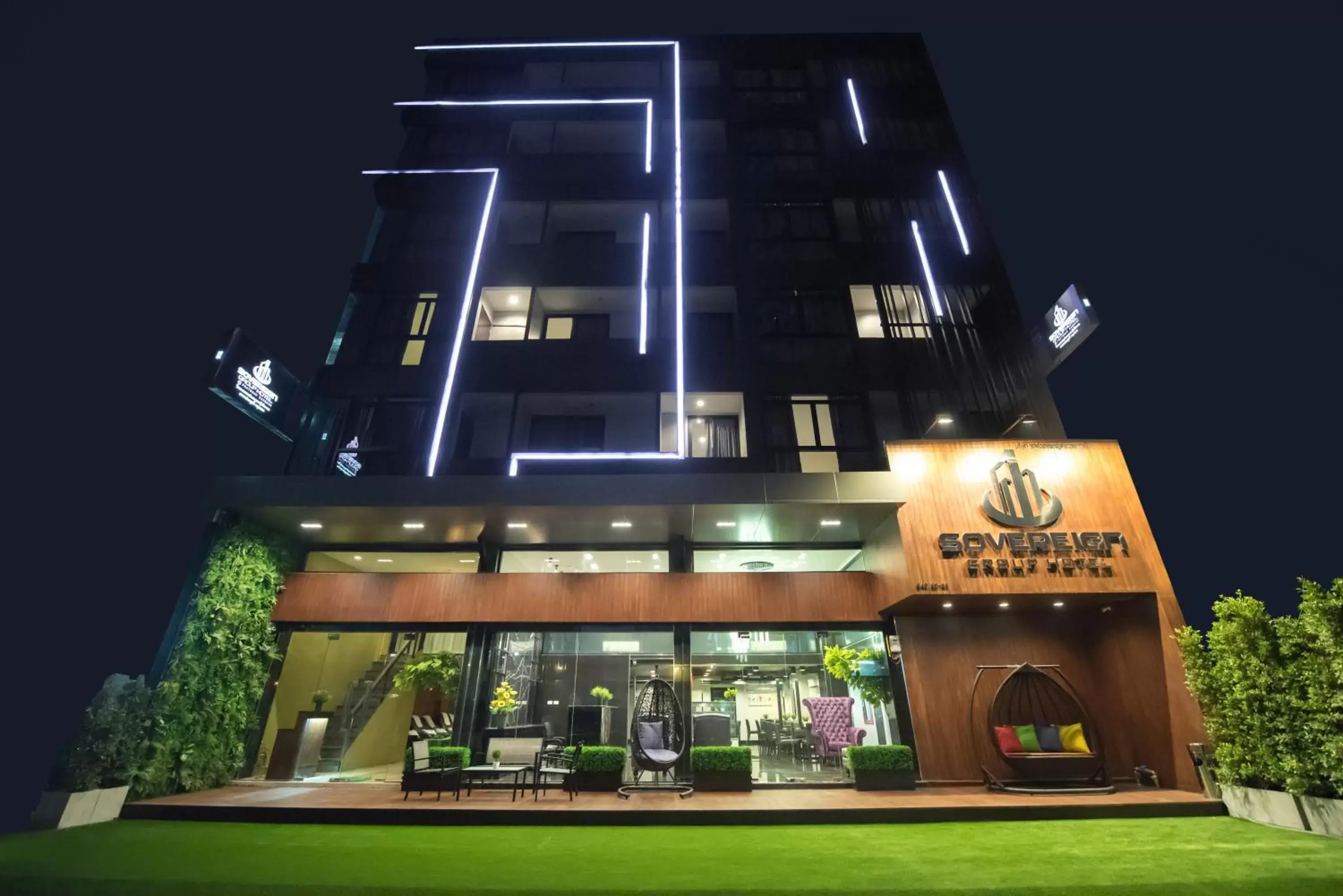 Facade/entrance, Property Building in Sovereign Group Hotel at Pratunam