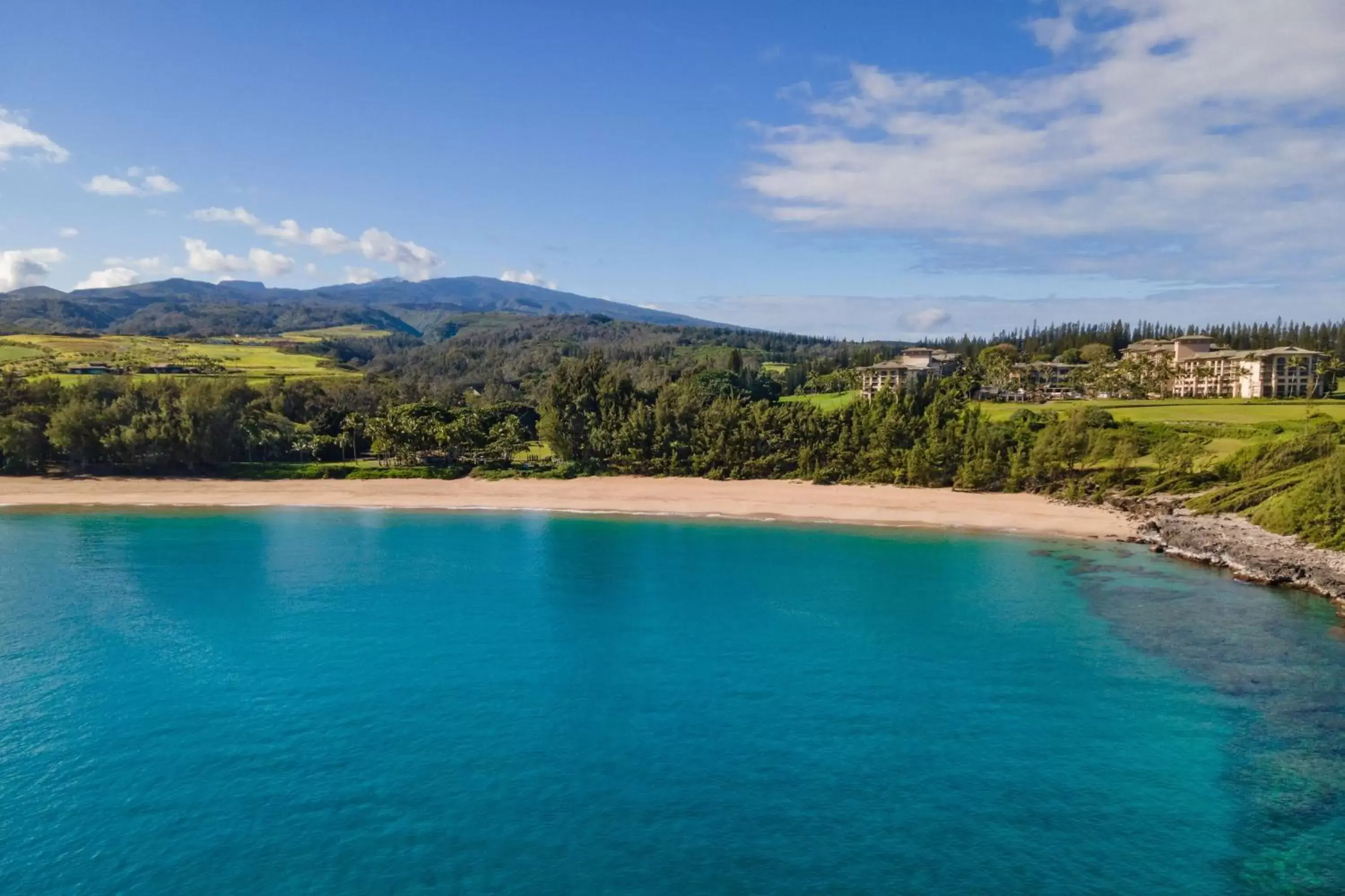 Beach, Bird's-eye View in The Ritz-Carlton Maui, Kapalua
