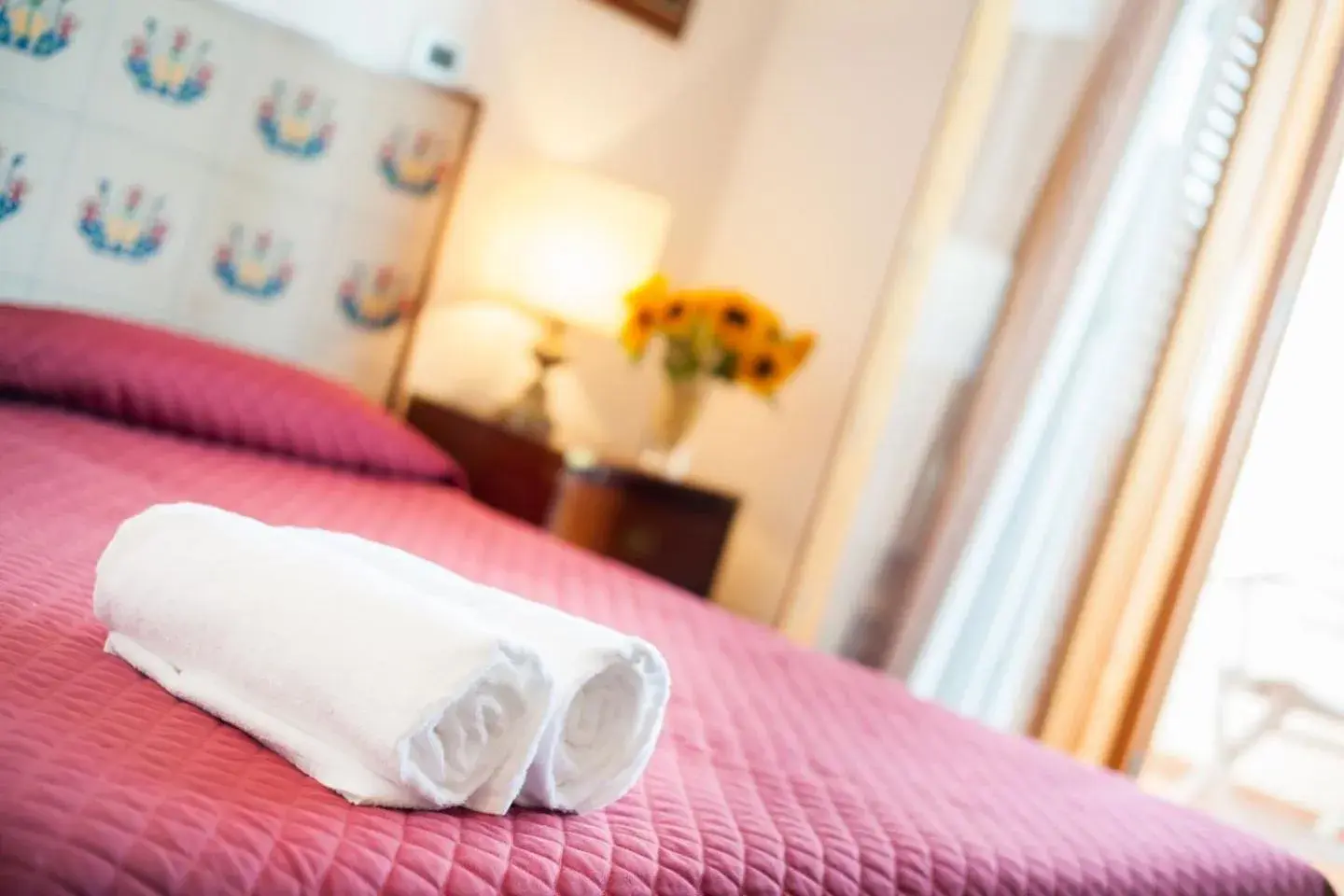 Bedroom, Bed in Grand Hotel De Rose