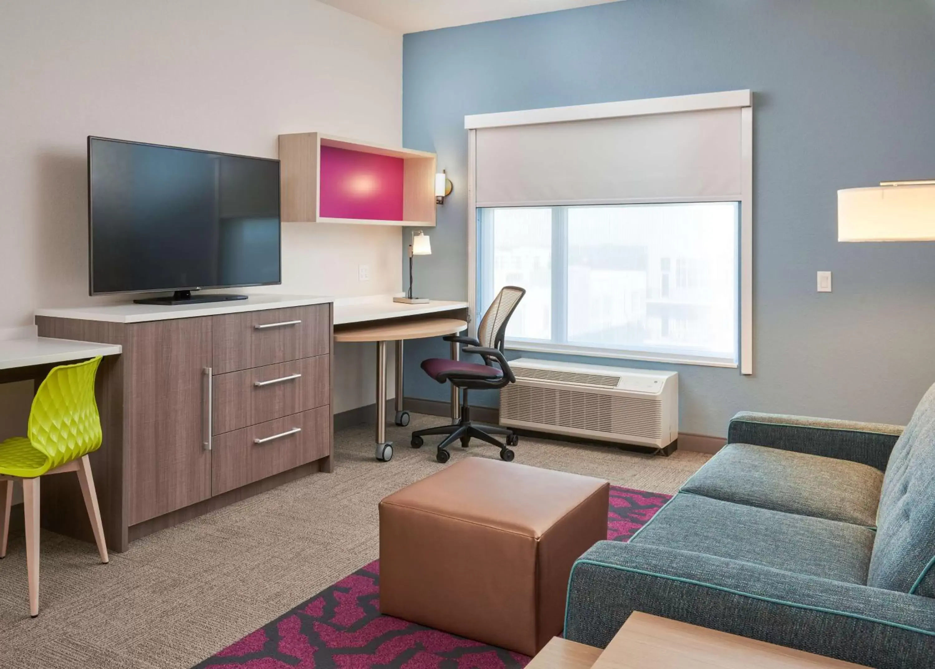 Bedroom in Home2 Suites By Hilton Ft. Lauderdale Downtown, Fl Bedroom in Home2 Suites By Hilton Ft. Lauderdale Downtown, Fl