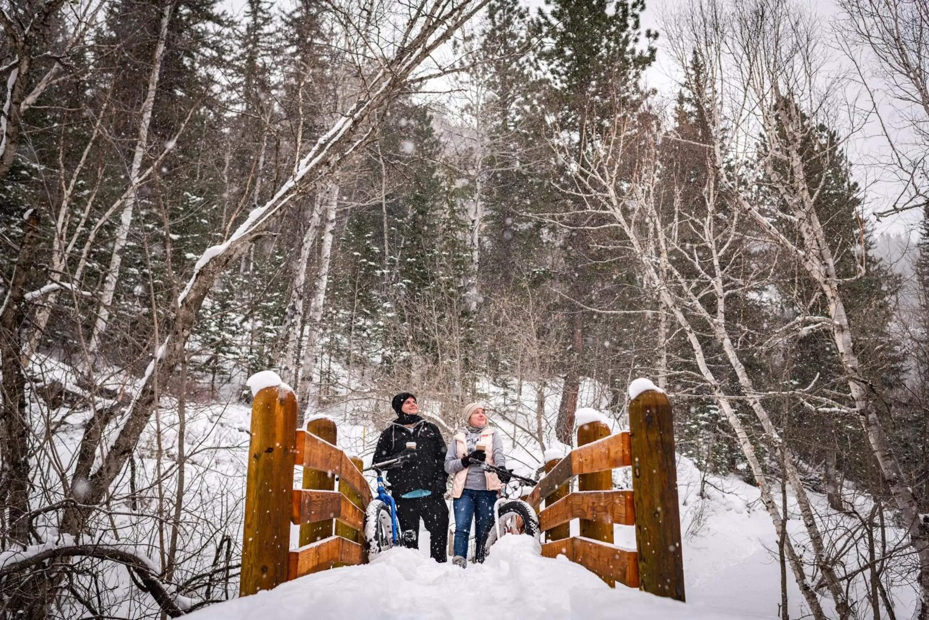 Cycling, Winter in Spearfish Canyon Lodge