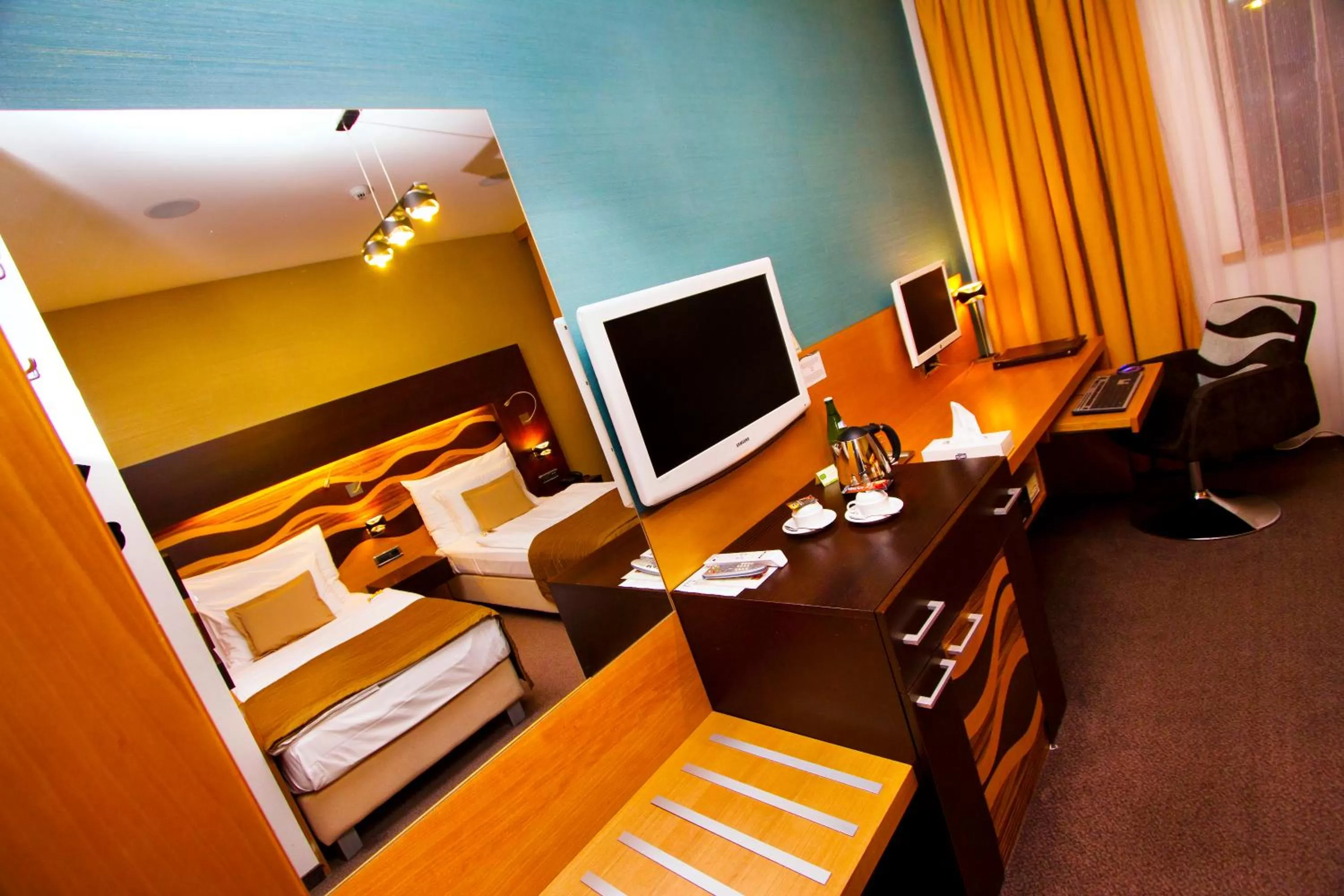 Photo of the whole room, Bed in Danubia Gate Hotel