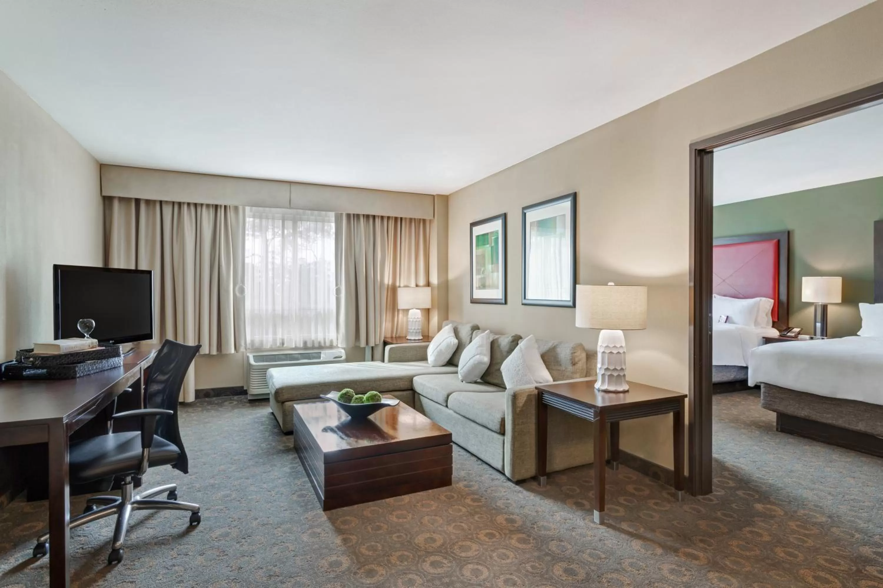 Photo of the whole room, Bed in Crowne Plaza Houston Galleria Area by IHG