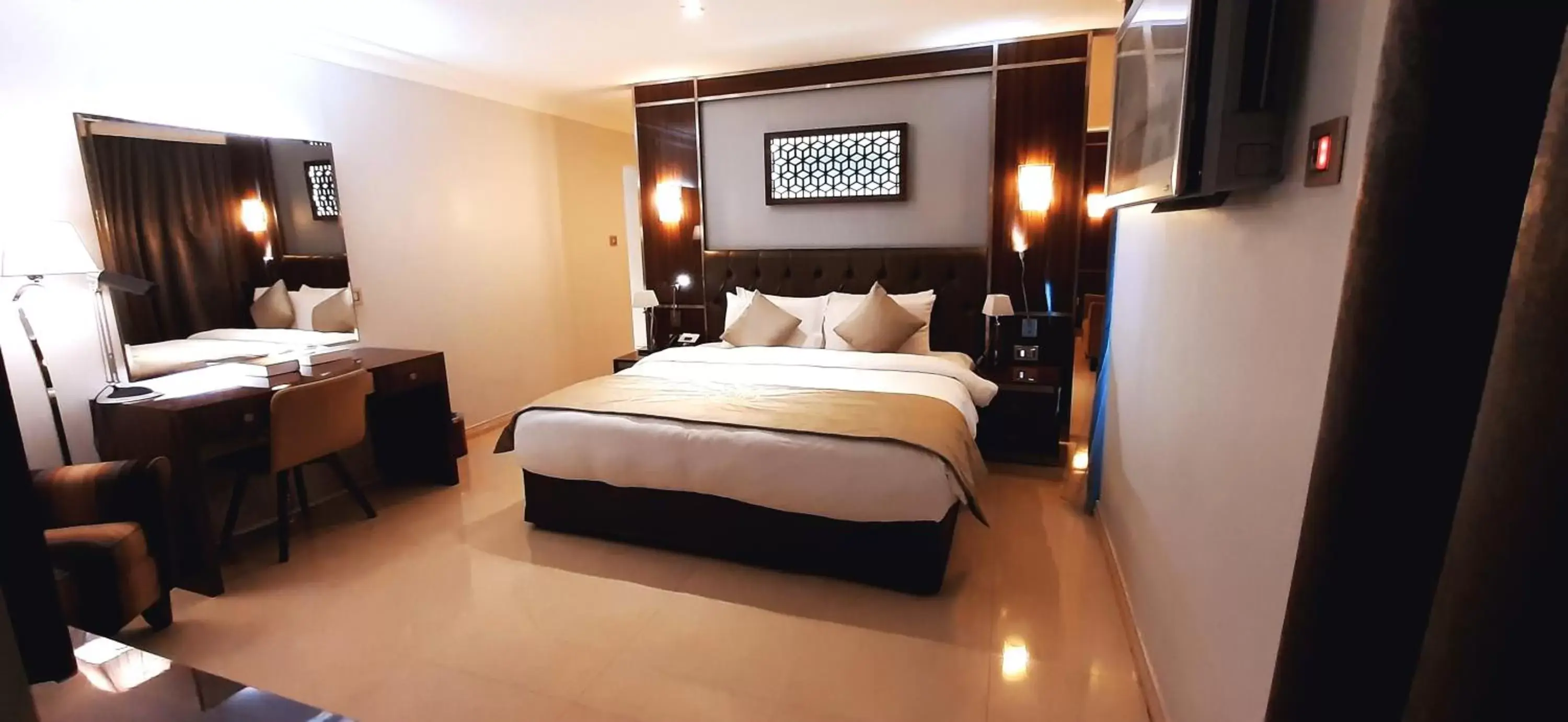 Bed in Al Sultan Beach Resort