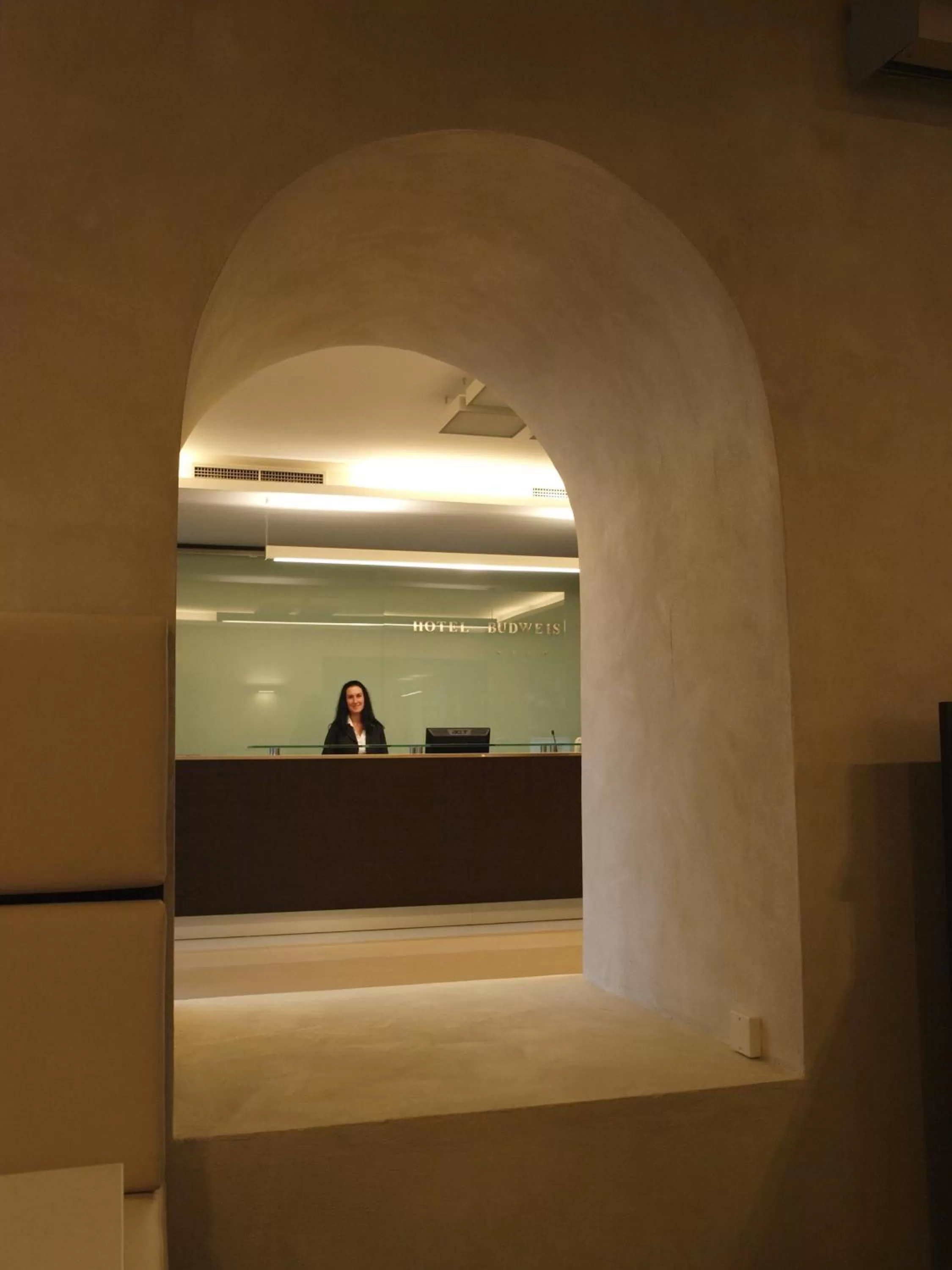 Lobby or reception in Hotel Budweis