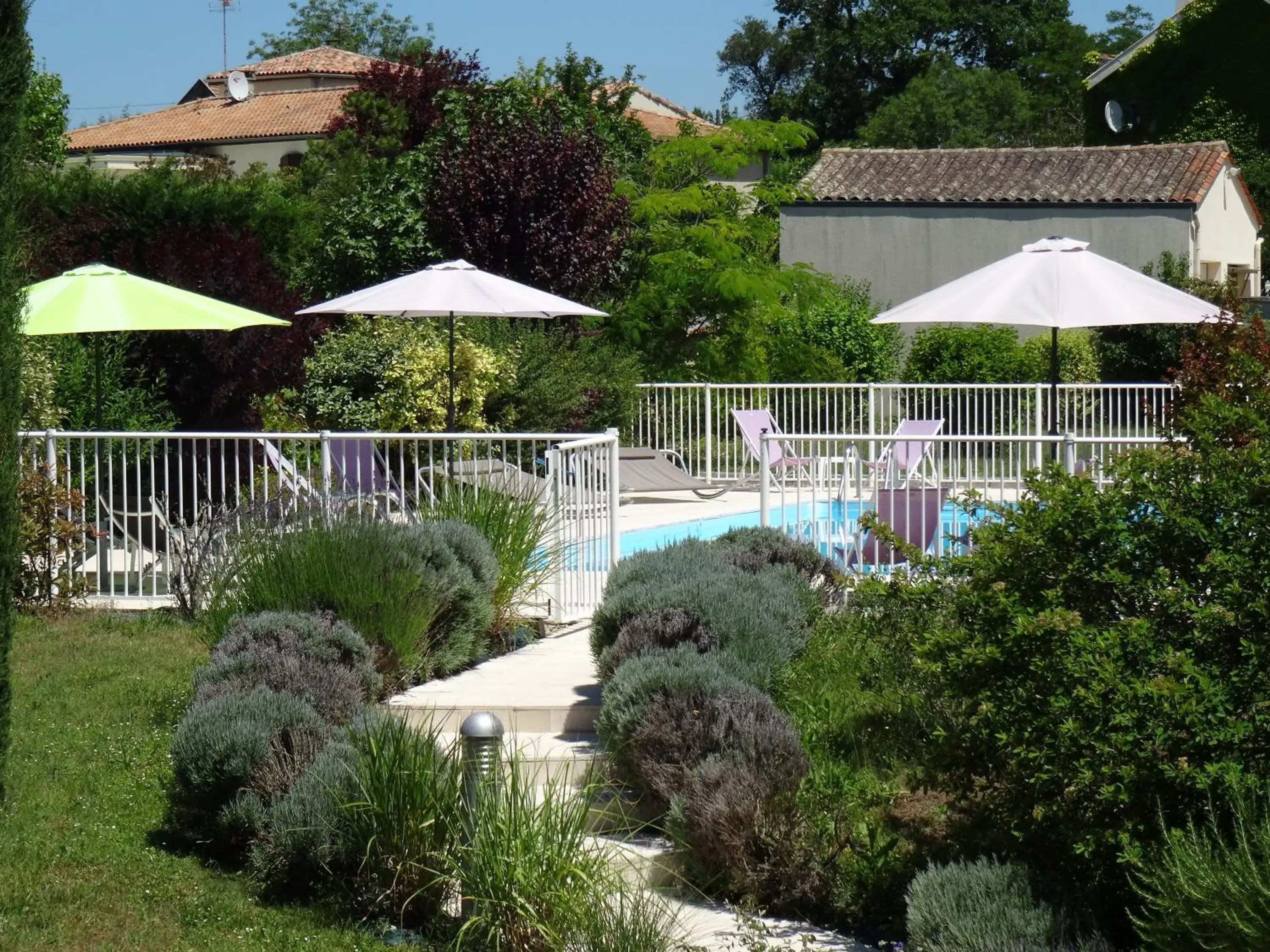 Pool View in Domaine de l'Echassier, The Originals Relais